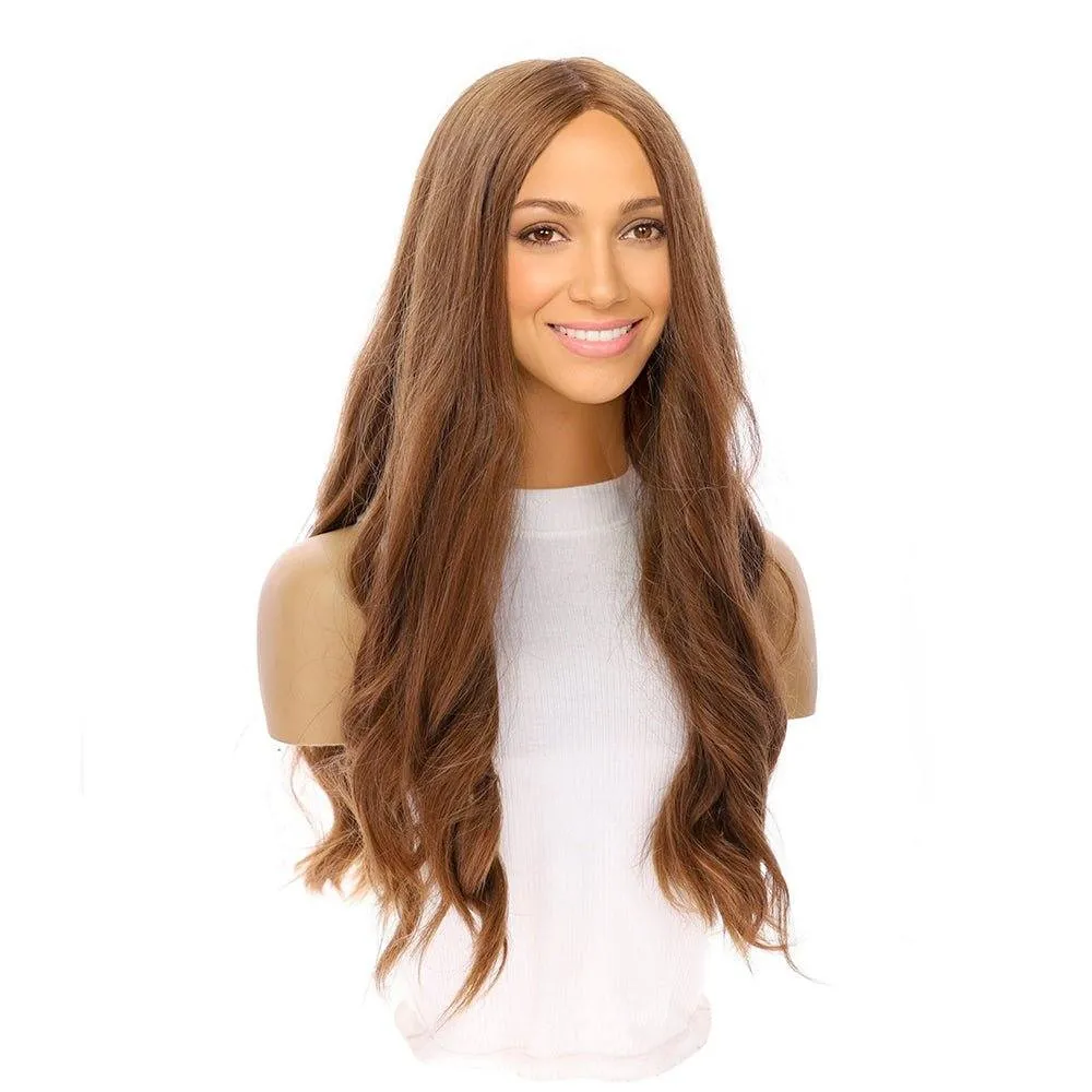 24" Luxe Silk Top Wig #12 Light Brown
