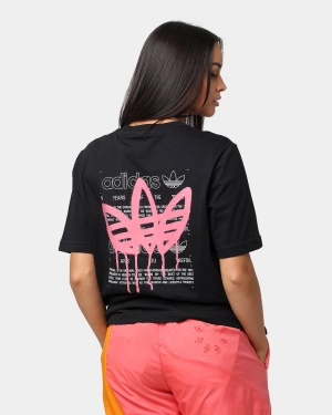 Adidas Behind T-Shirt Black/Turbo