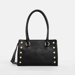 Allen | Black/Brushed Gold Red Zip | Med