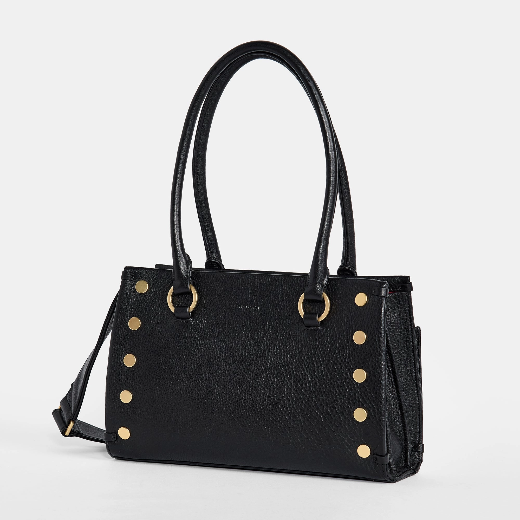 Allen | Black/Brushed Gold Red Zip | Med