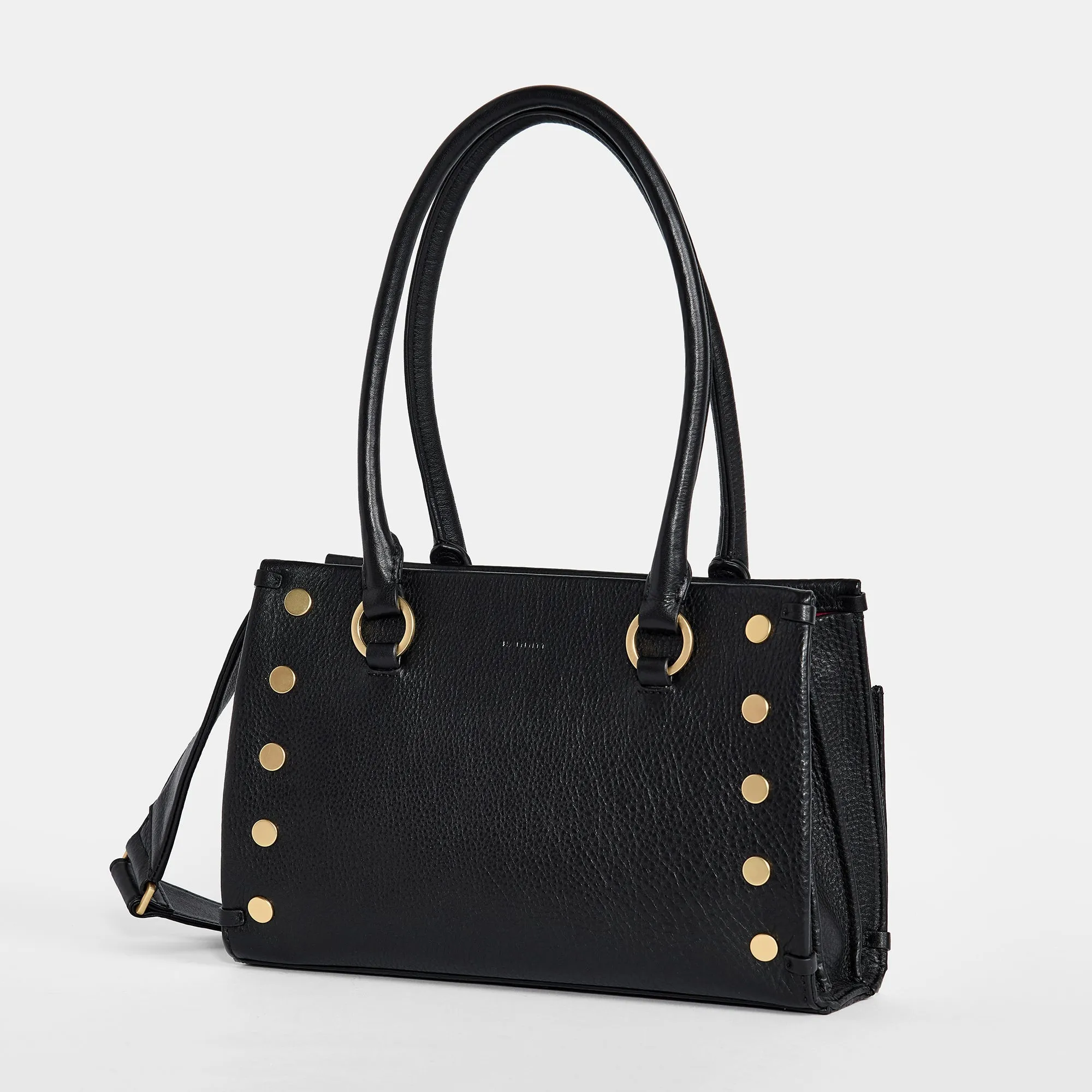 Allen | Black/Brushed Gold Red Zip | Med
