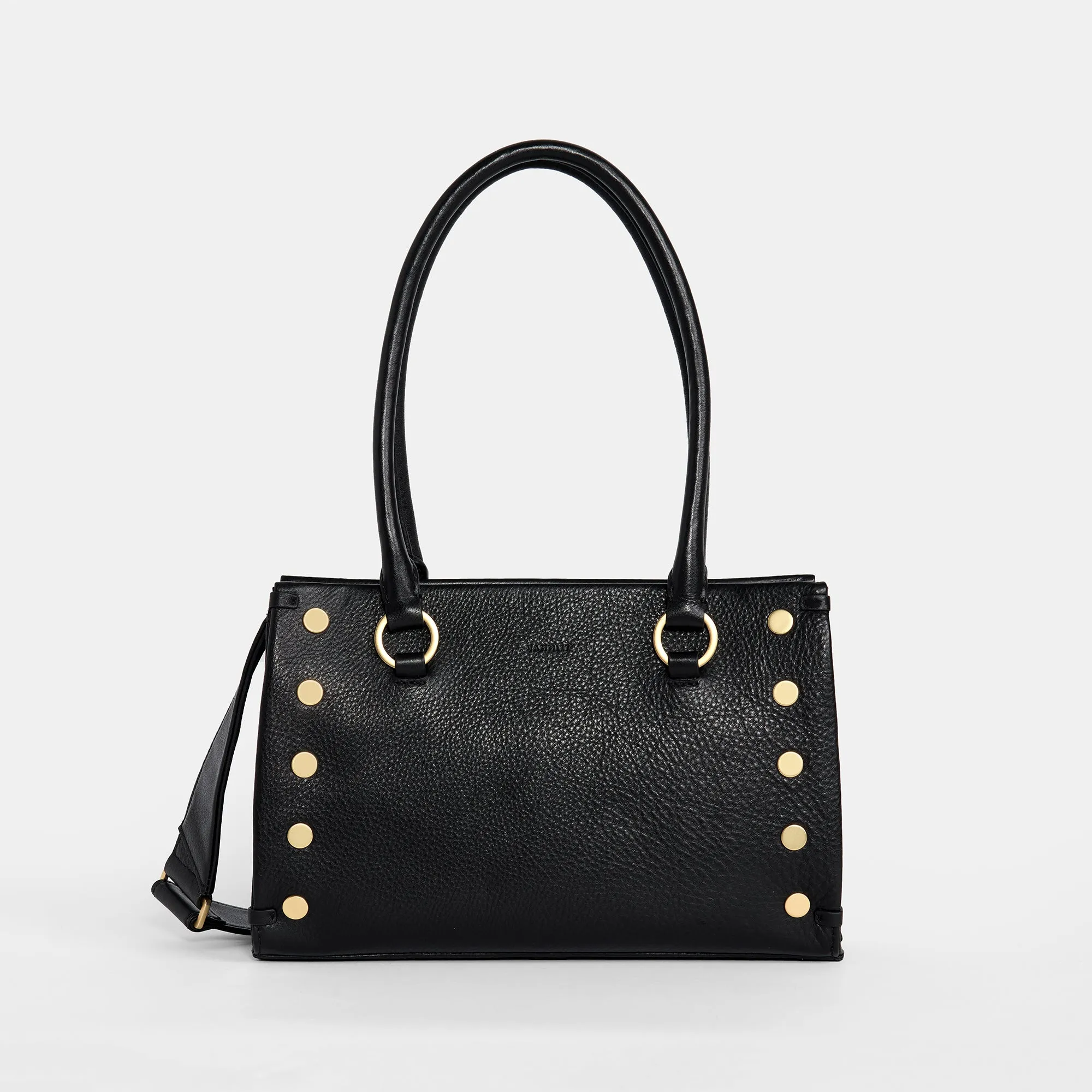 Allen | Black/Brushed Gold Red Zip | Med