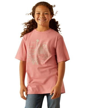 Ariat Childrens Farm Scene Short Sleeve T-Shirt