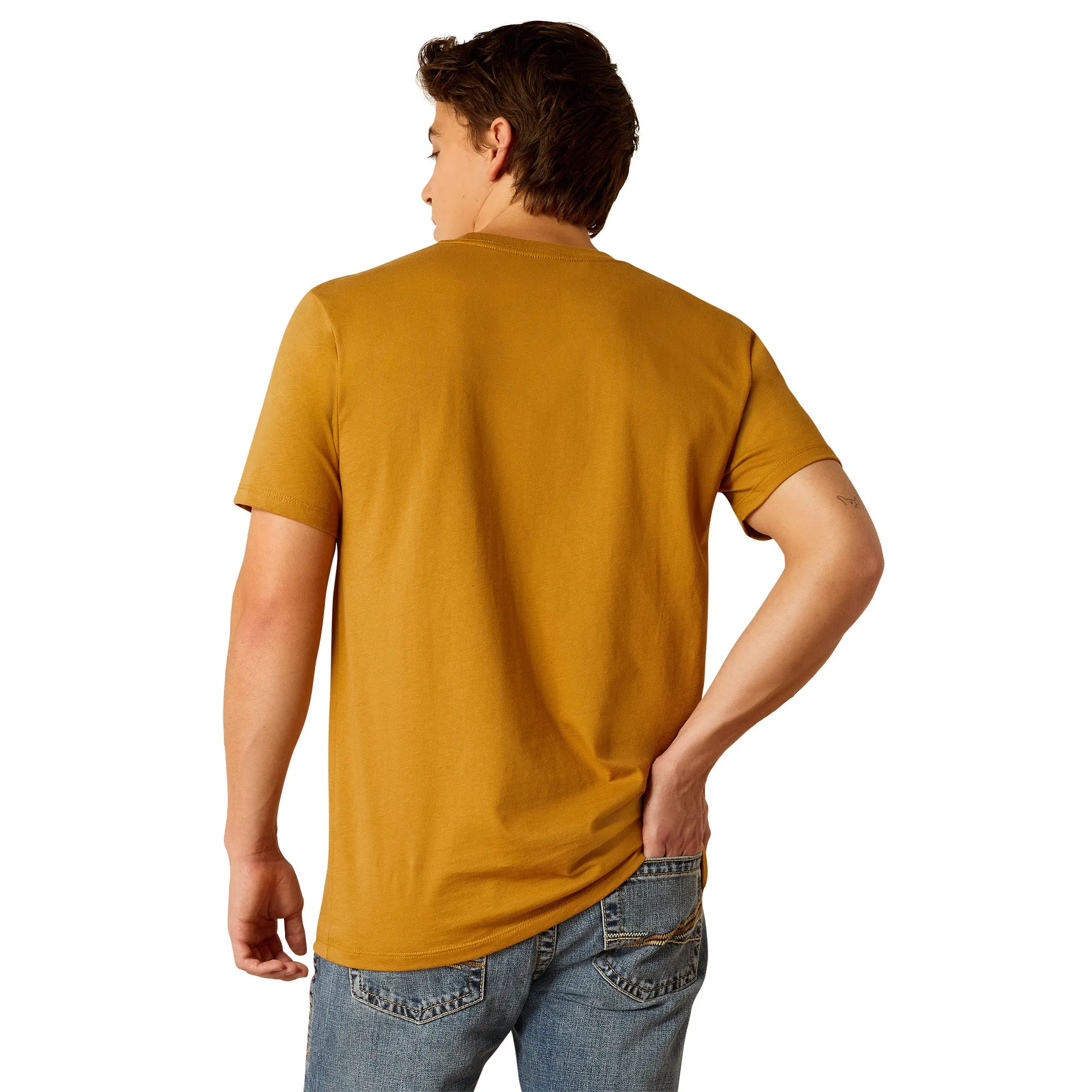 Ariat Mens T-Shirt Amigo T-Shirt in Harvest Gold 10052506