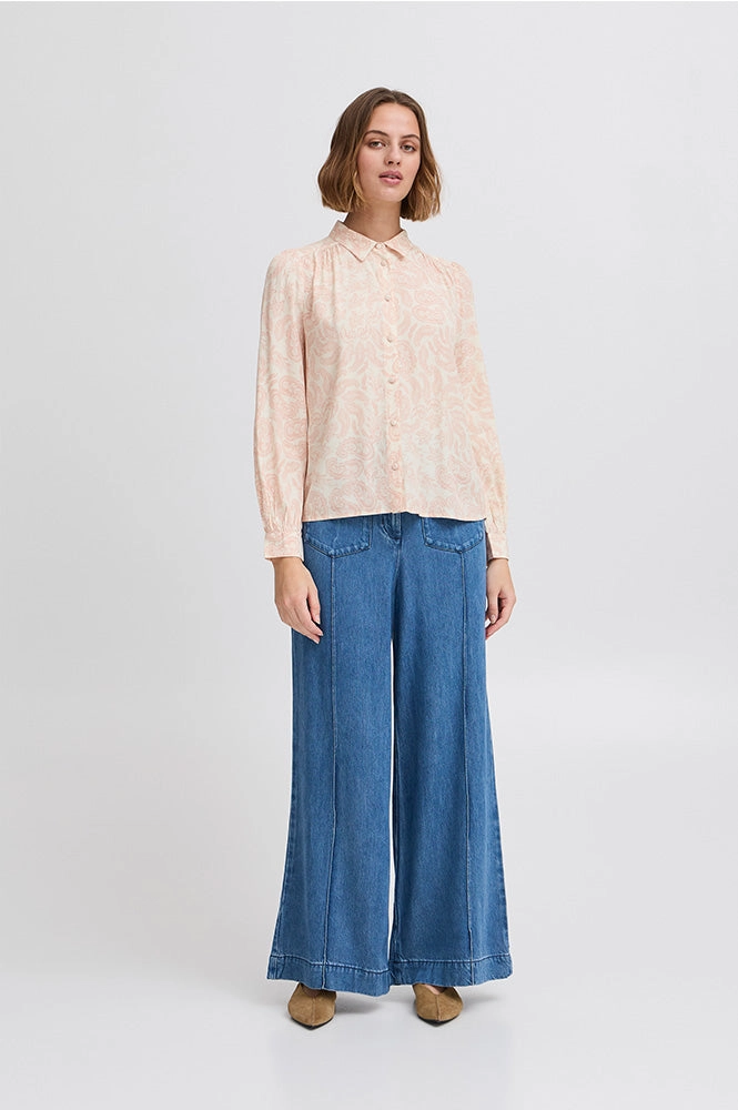 Atelier Reve Noella Silver Pink Blouse