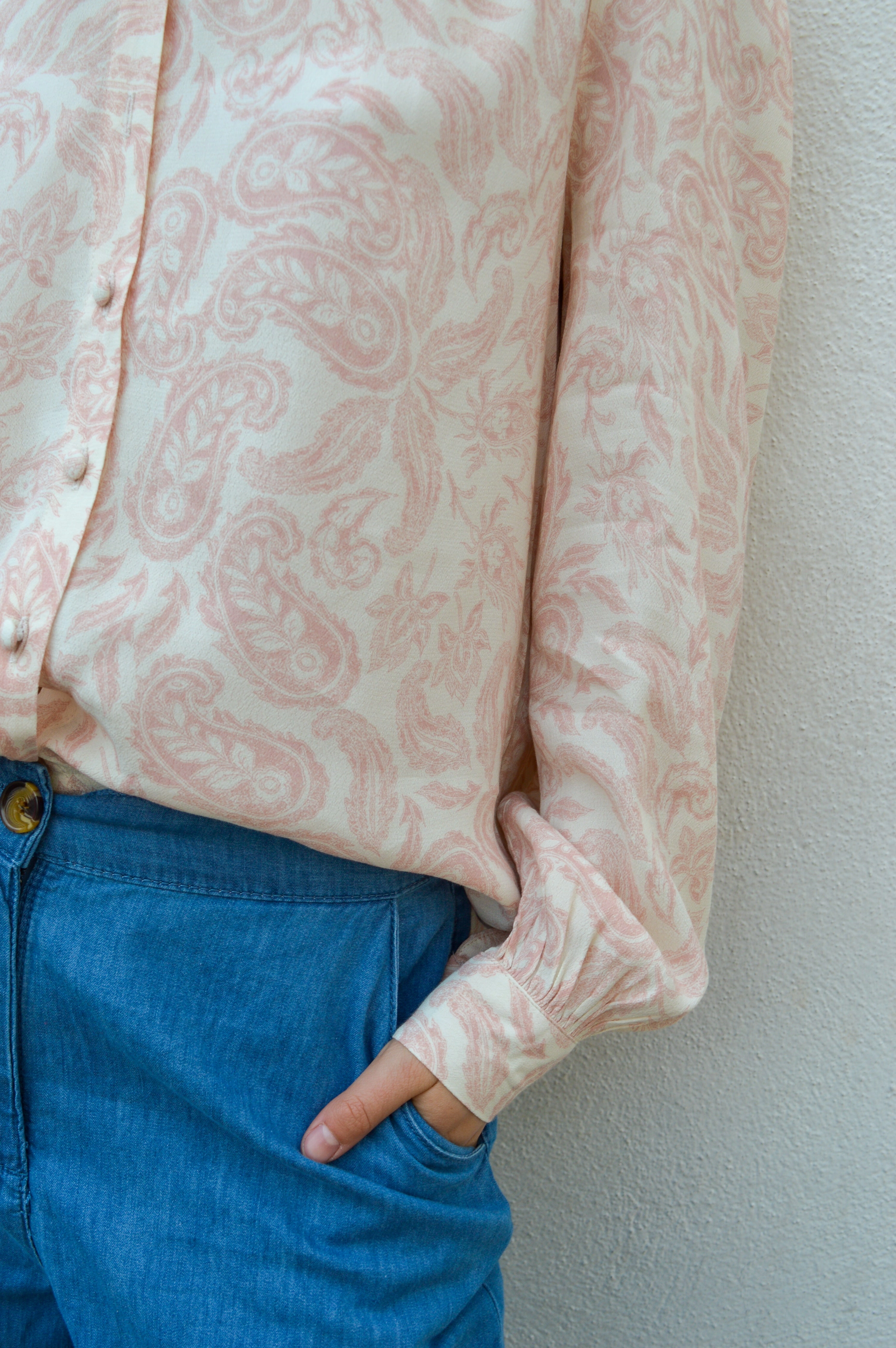 Atelier Reve Noella Silver Pink Blouse