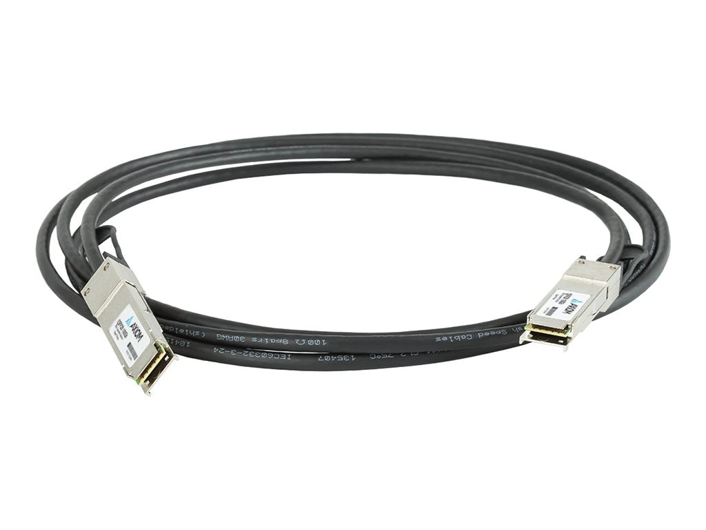 Axiom - 100GBase-CR4 direct attach cable - QSFP28 (M) to QSFP28 (M) - 16.4 ft - twinaxial - passive 100G-DACP-QSFP5M-AX