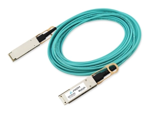 Axiom - 400GBase-AOC direct attach cable - QSFP-DD (M) to QSFP-DD (M) - 5 m - fiber optic - Active Optical Cable (AOC) QDD-400-AOC5M-AX