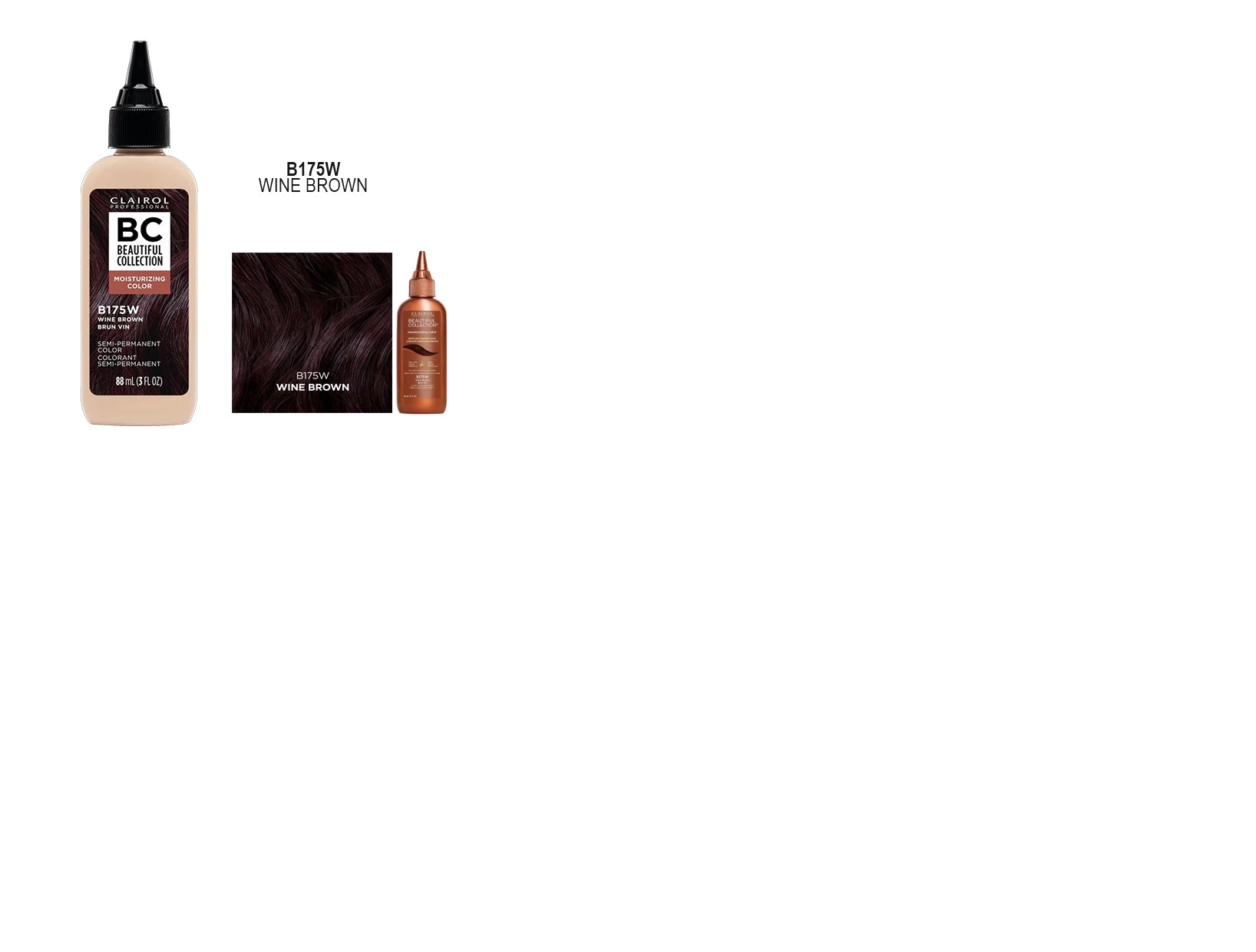 BEAUTIFUL COLLECTION SEMI PERMANENT HAIR COLOR - NEW LOOK