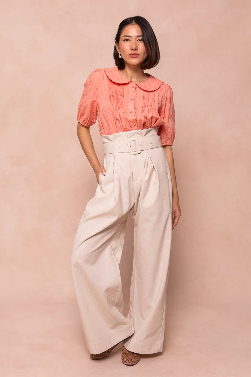 Betty Blouse in Coral
