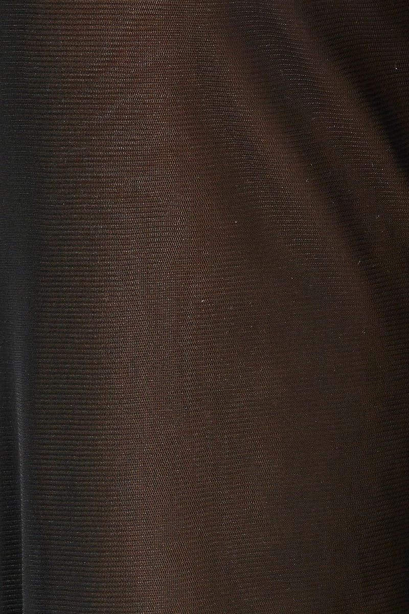 Black Ruffle Beach Pants