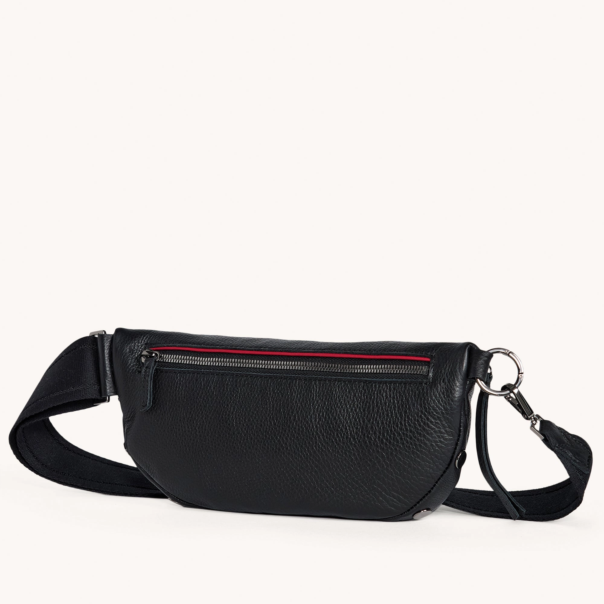 Charles Crossbody | Black/Gunmetal | Med