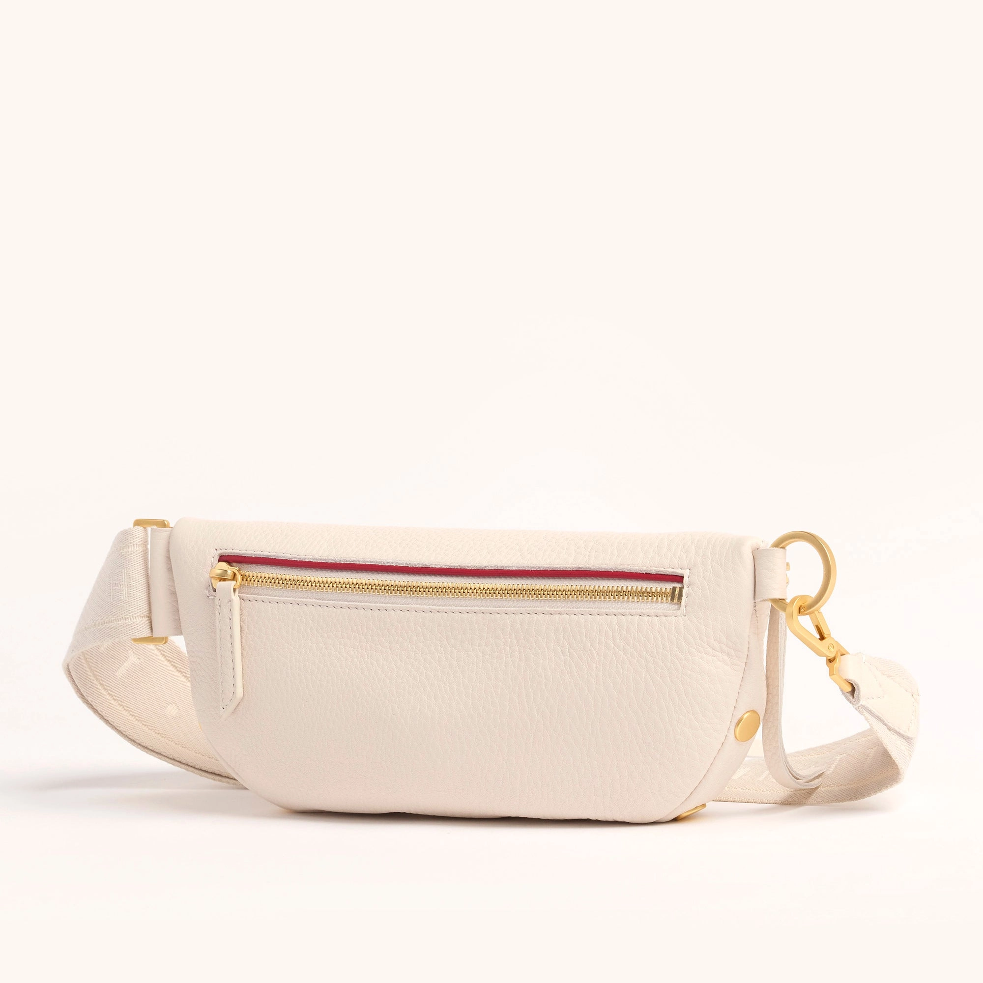 Charles Crossbody | Calla Lily White/Brushed Gold | Med
