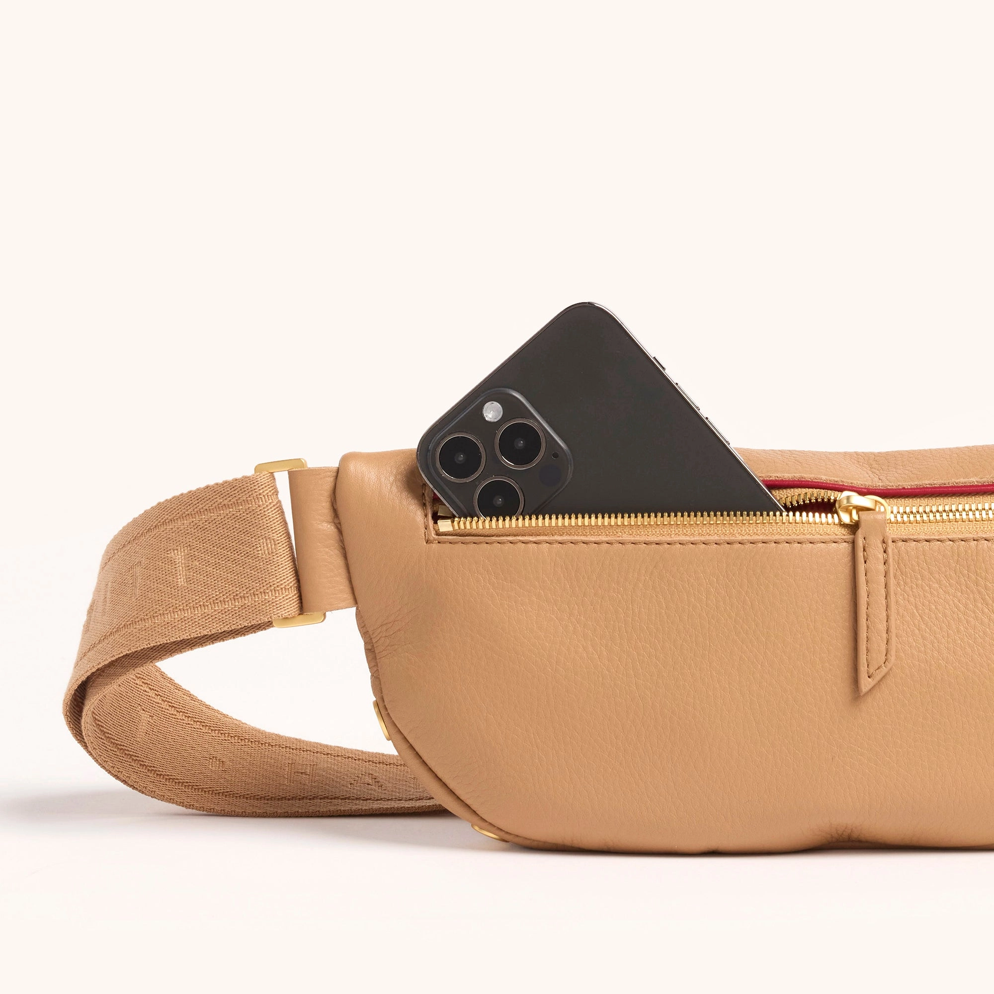 Charles Crossbody | Toast Tan/Brushed Gold | Med