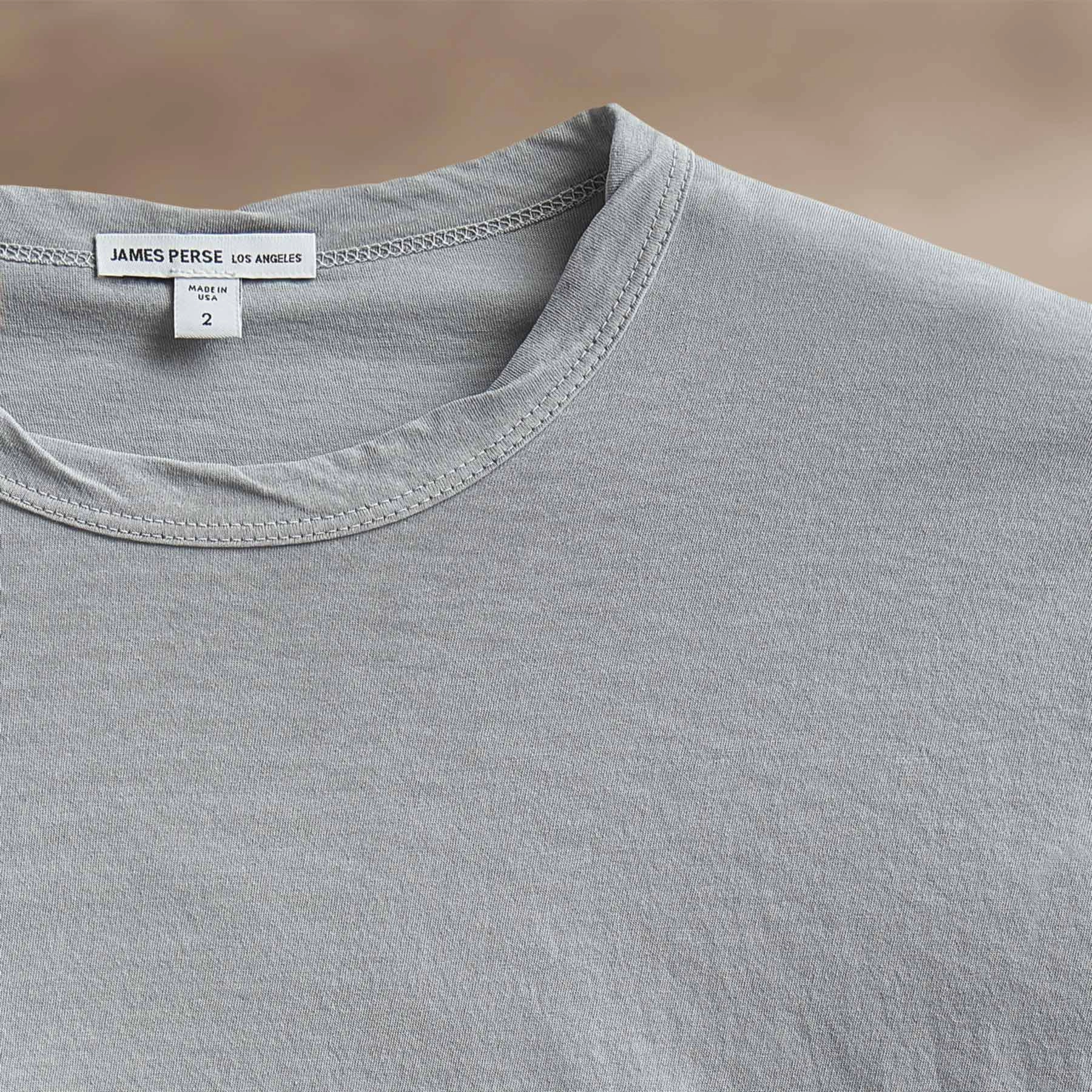 Clear Jersey Crew - Grey Sky Pigment