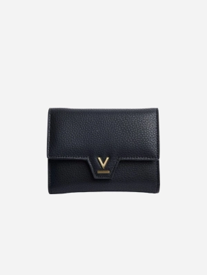 Clemmie Women's Vegan Bio-Based Bamboo Trifold Purse | Black