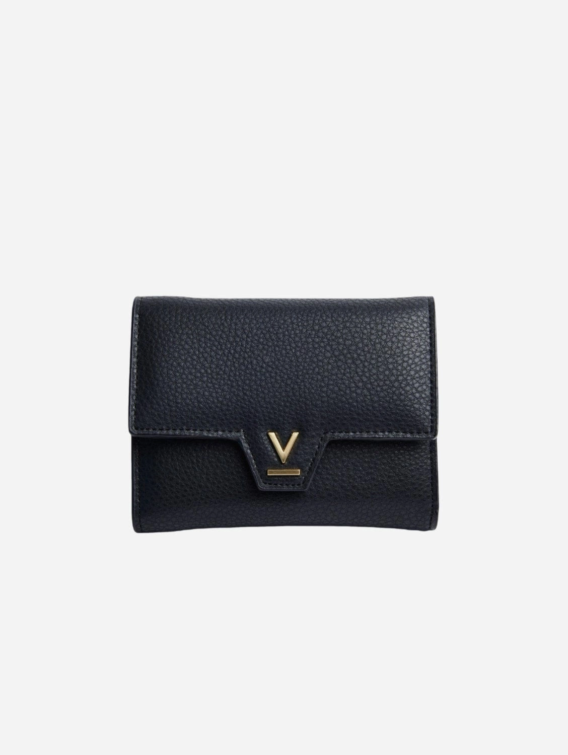 Clemmie Women's Vegan Bio-Based Bamboo Trifold Purse | Black
