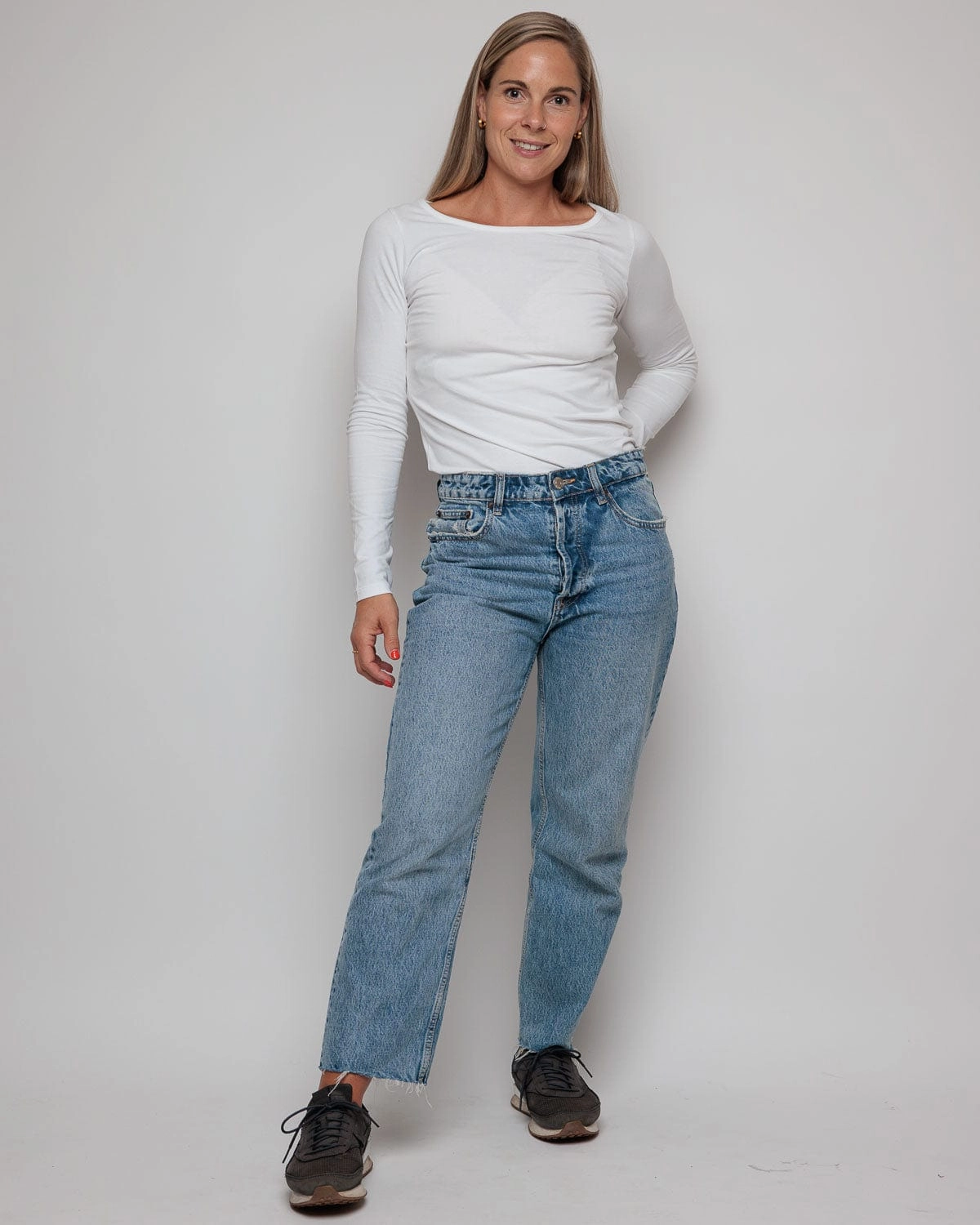Cotton Long Sleeve | White