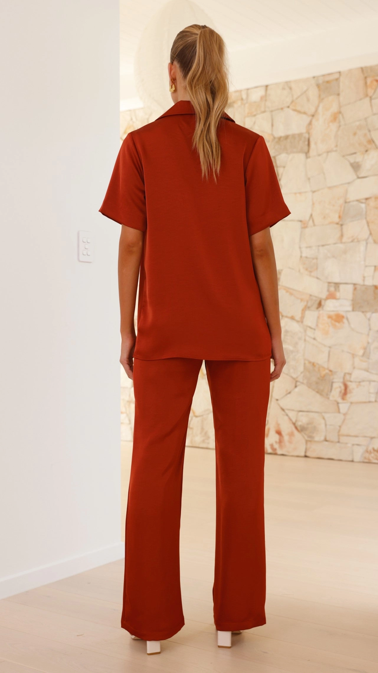 Courtney Pants - Rust