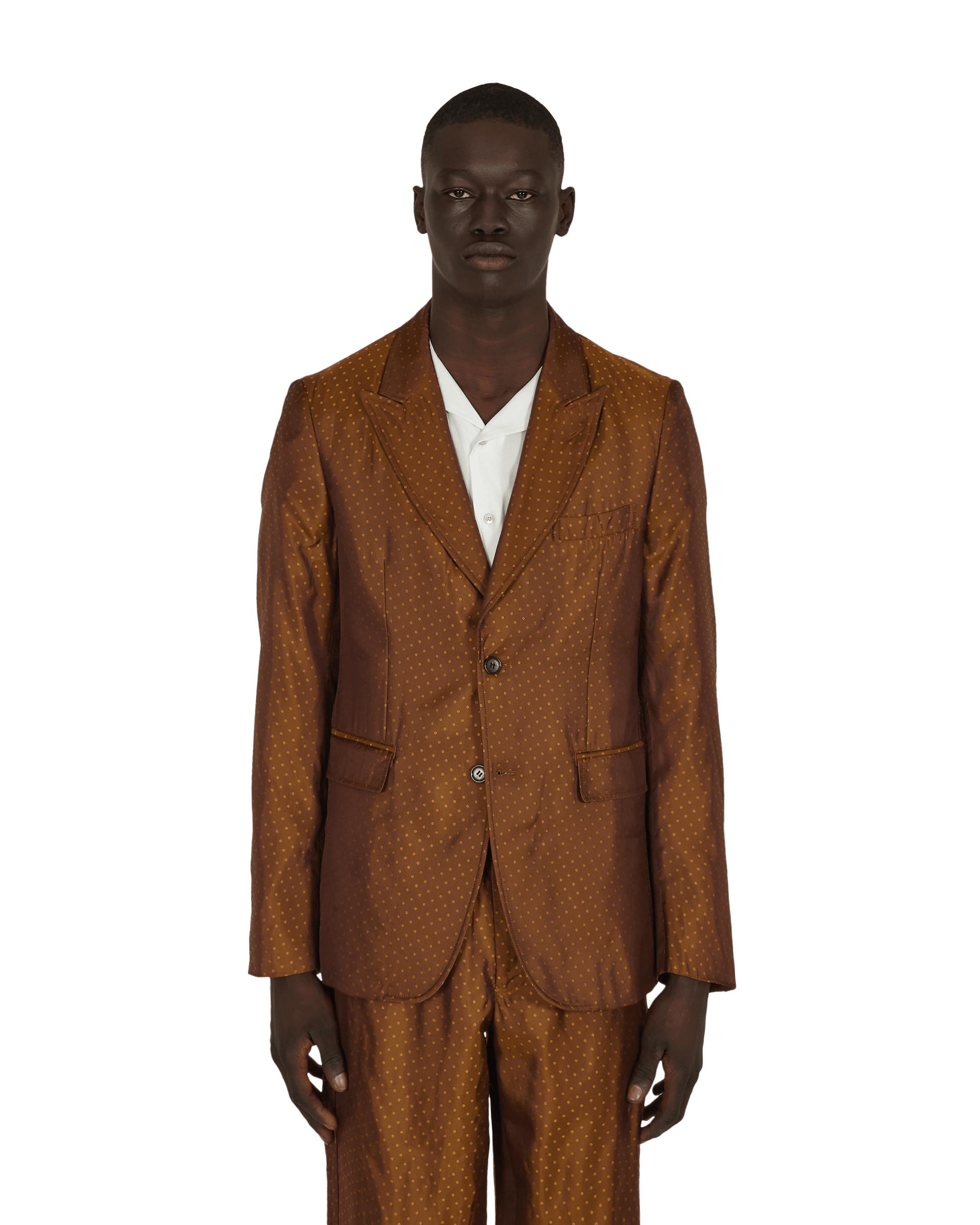 Dot Jacket Brown