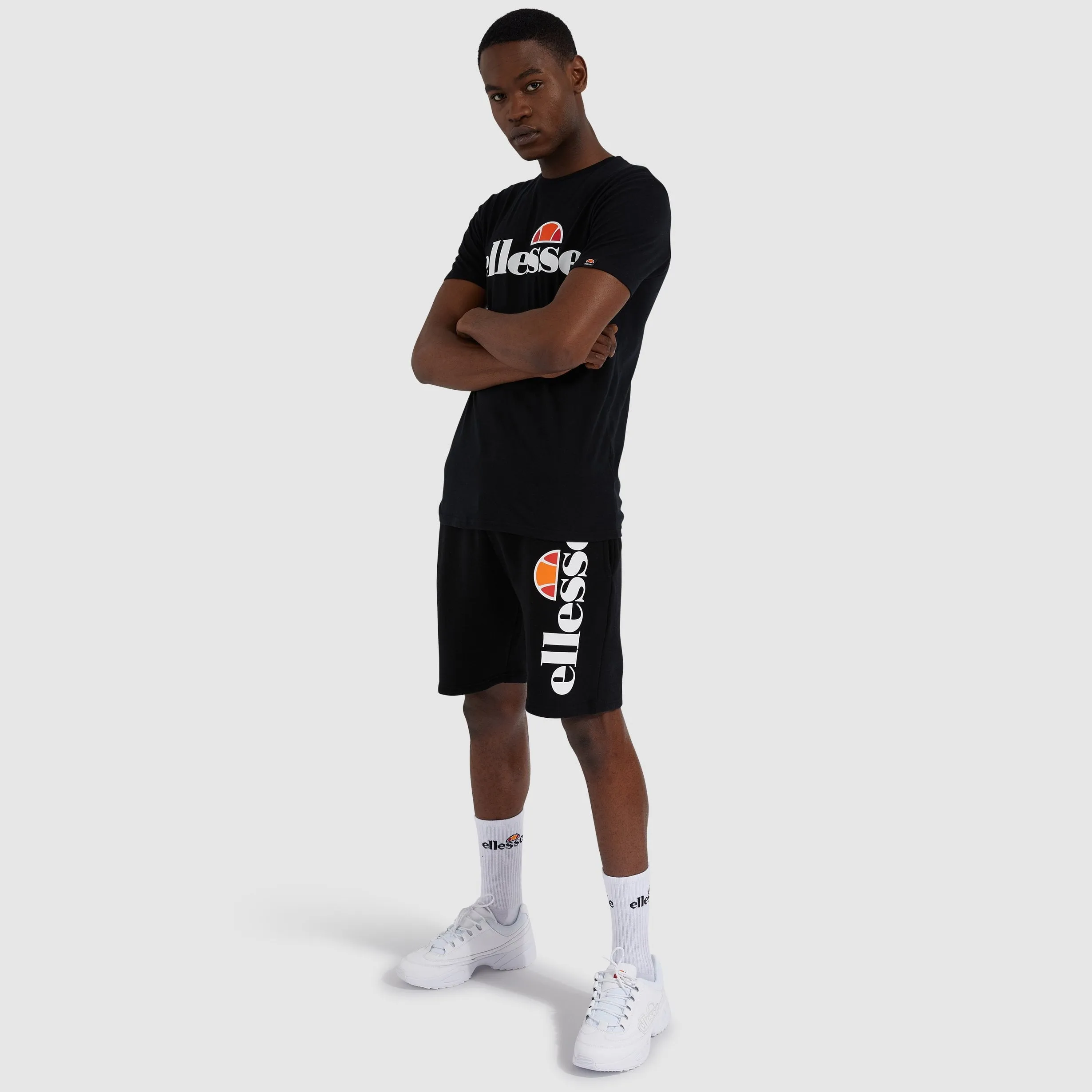ELLESSE MEN'S PRADO BLACK TEE