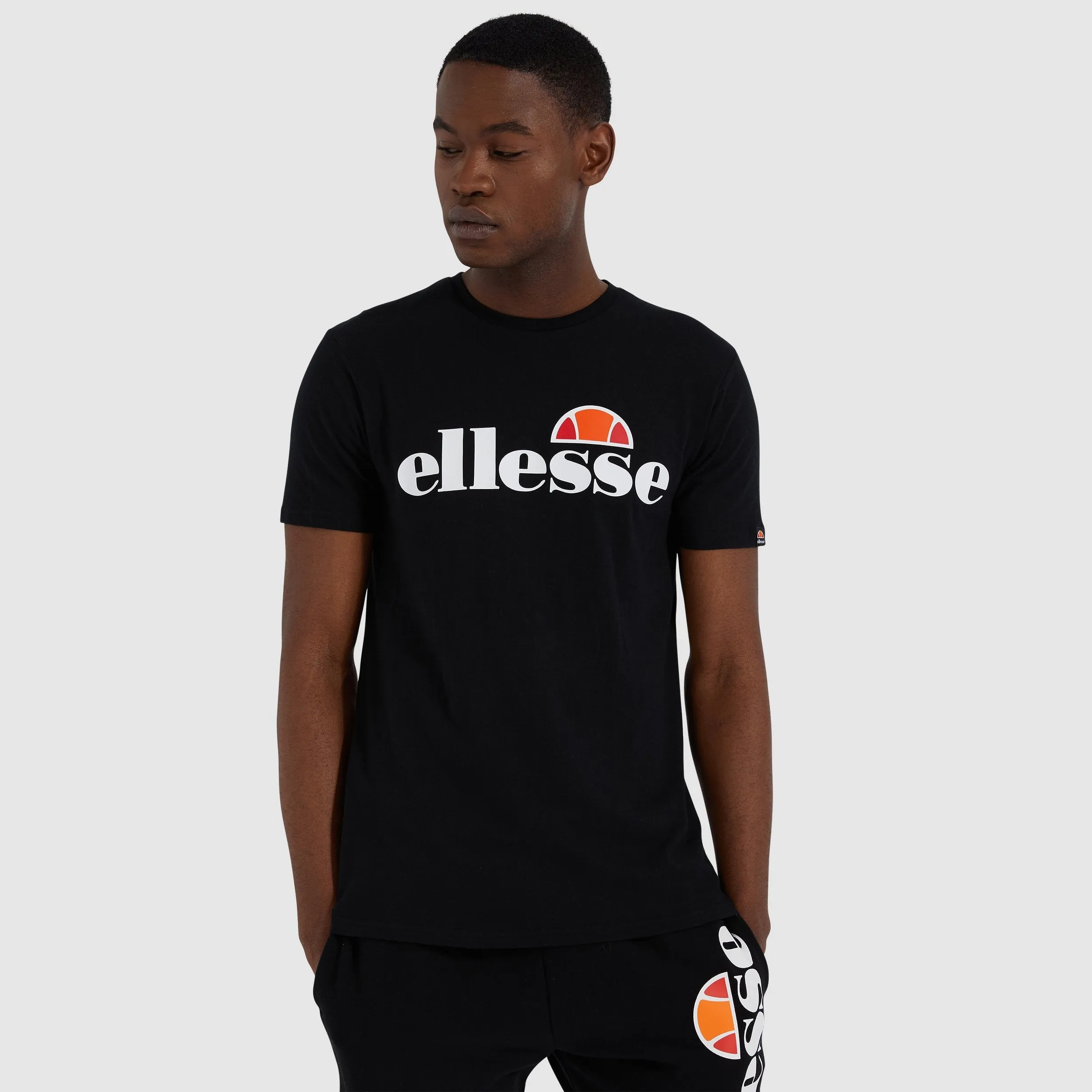 ELLESSE MEN'S PRADO BLACK TEE