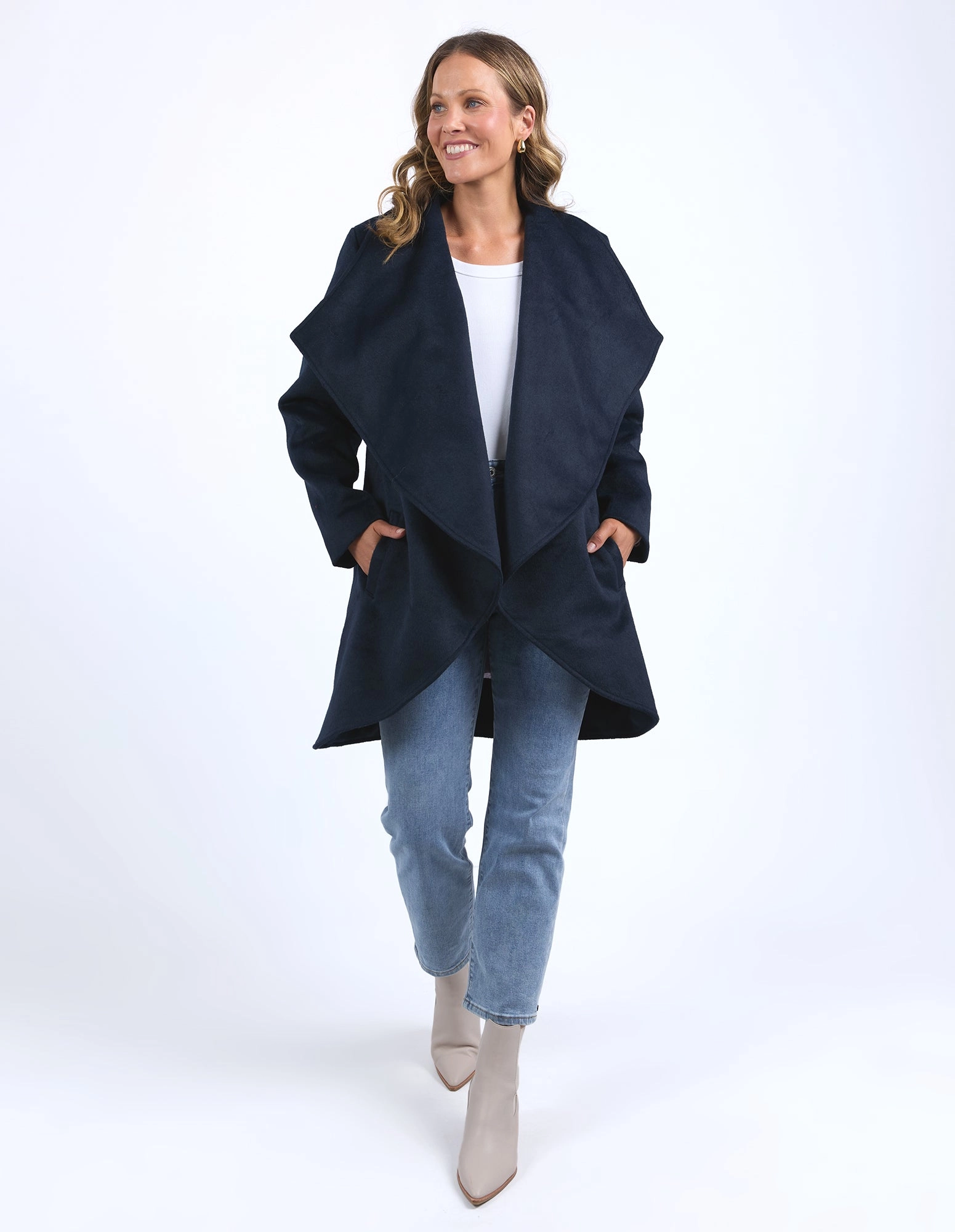 Elm Abigail II Coat Navy