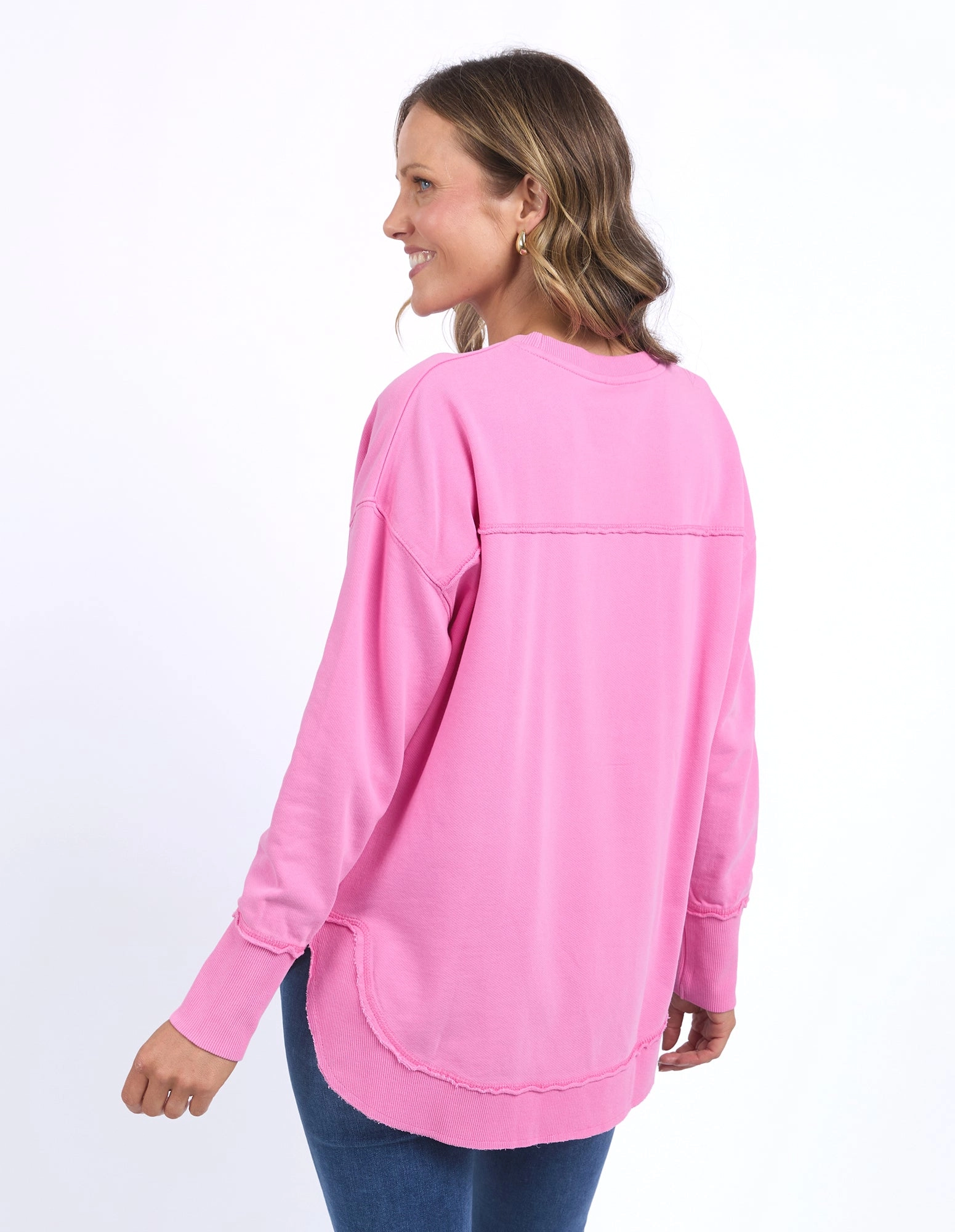 Elm One Heart Crew Pink Geranium