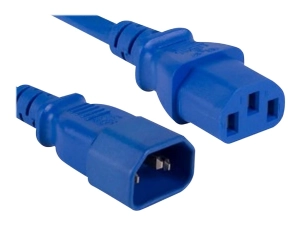 ENET - Power extension cable - power IEC 60320 C13 to IEC 60320 C14 - 250 V - 10 A - 4 ft - white C13C14-WH-4F-ENC
