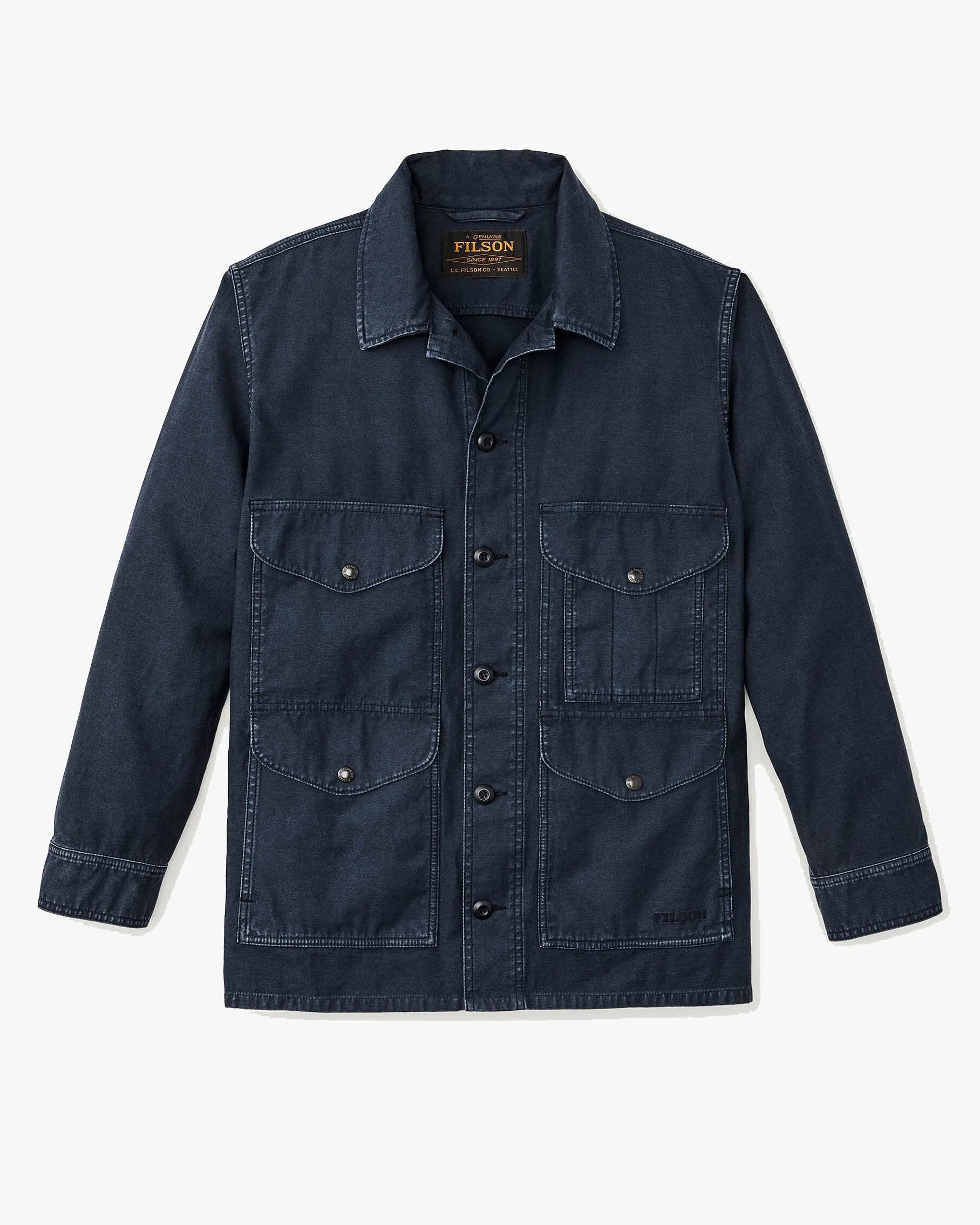 Filson Reverse Sateen Field Cruiser Jacket - Blue Mussel