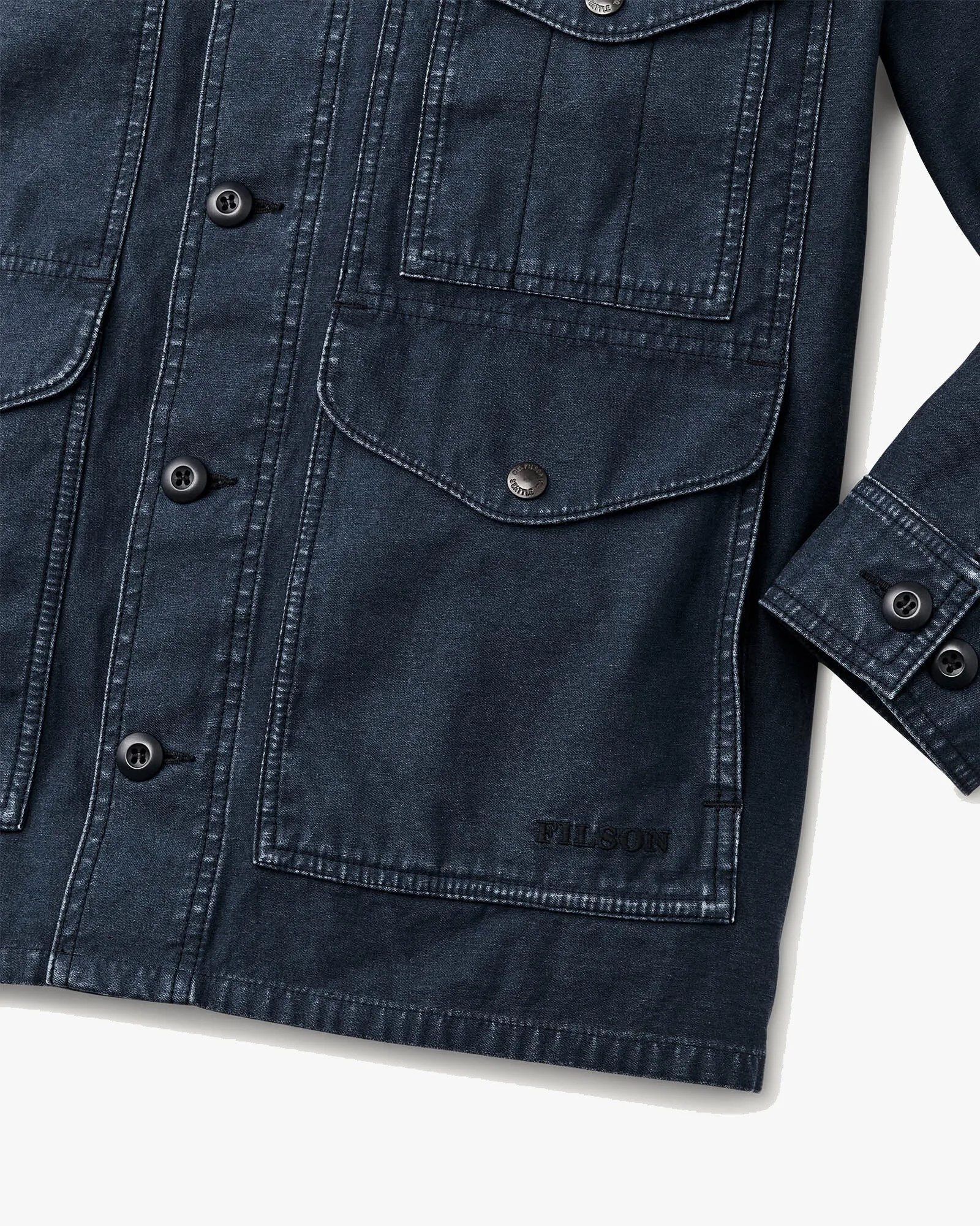 Filson Reverse Sateen Field Cruiser Jacket - Blue Mussel
