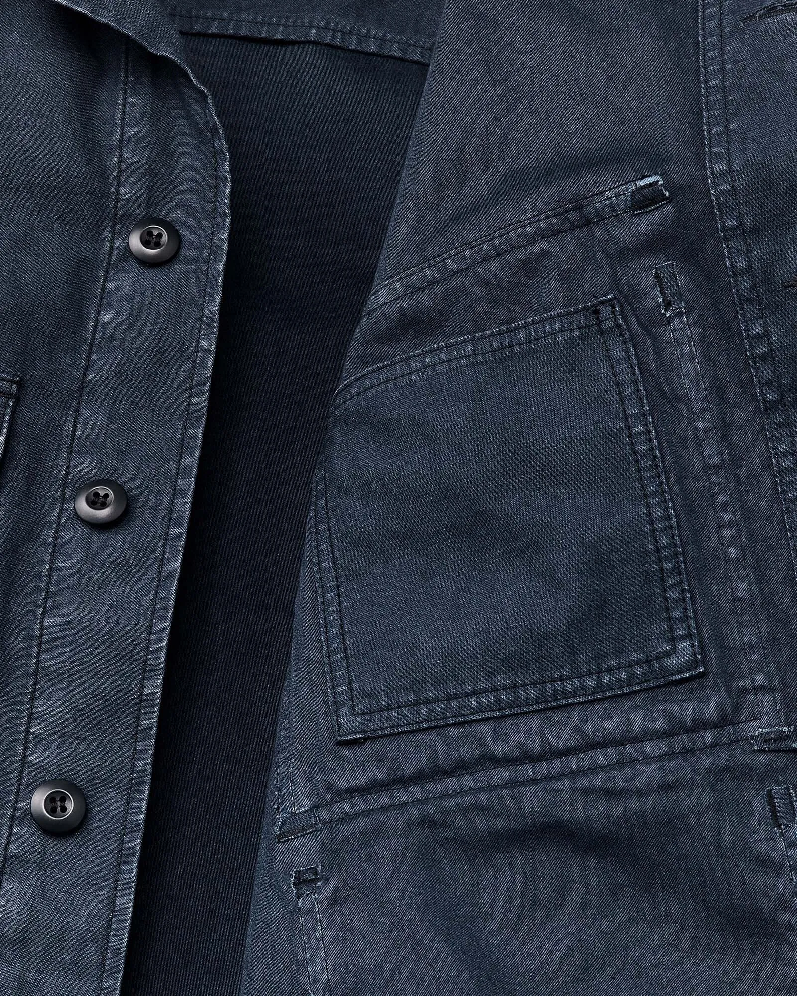 Filson Reverse Sateen Field Cruiser Jacket - Blue Mussel