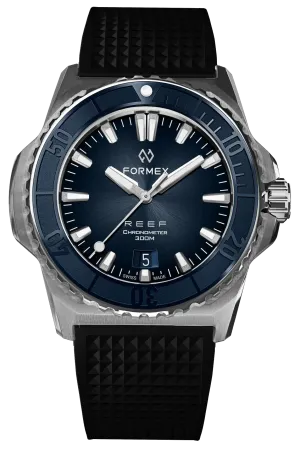 Formex REEF 39.5mm Automatic Chronometer 300m Blue Rubber
