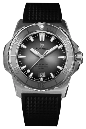 Formex REEF 39.5mm Automatic Chronometer 300m Silver Rubber