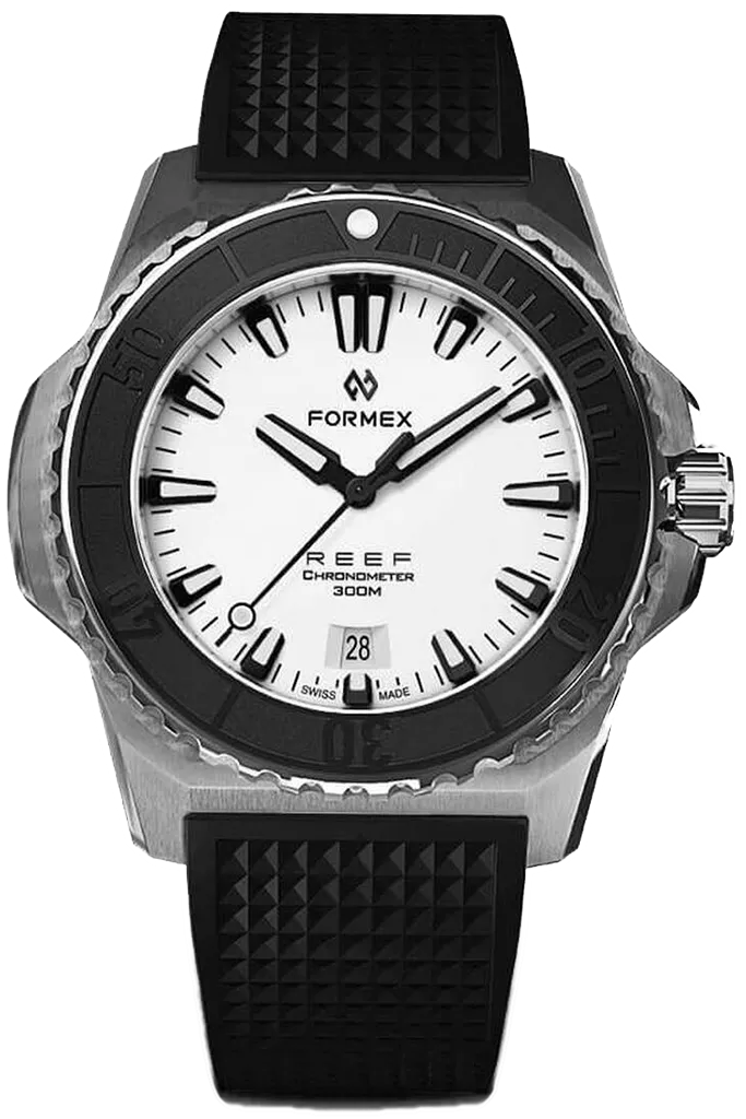 Formex REEF Automatic Chronometer 300m White Black Rubber