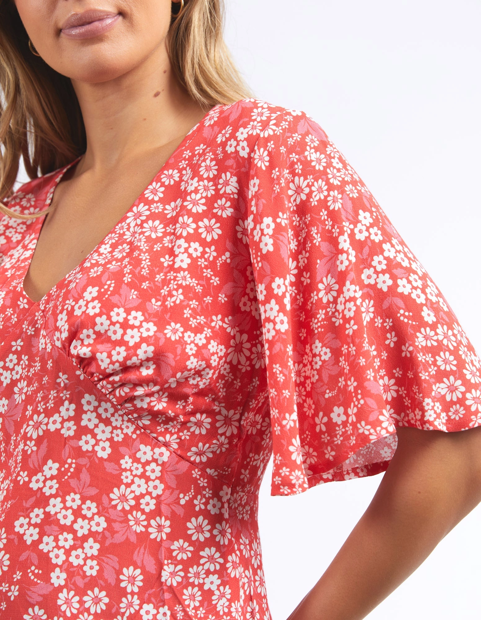 Foxwood Ankara Top Floral Print