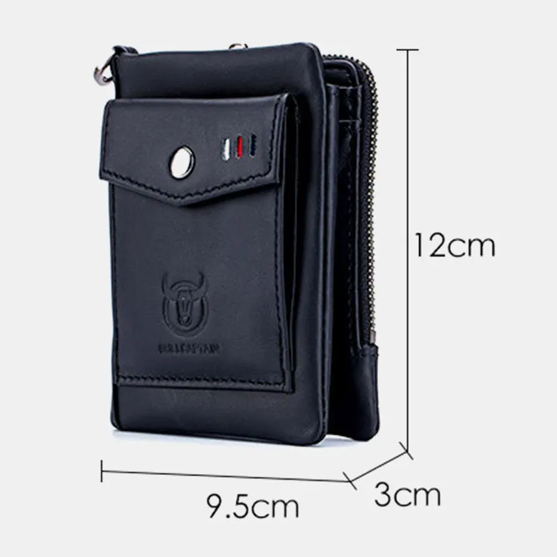 Genuine Leather Wallet For Men with Card Holder Man Luxury Short Wallet