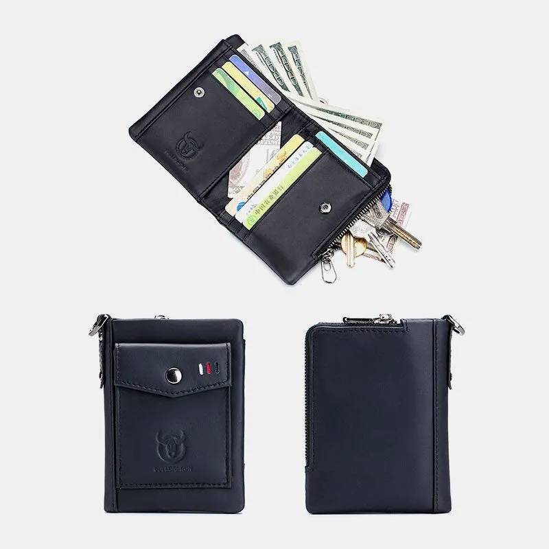 Genuine Leather Wallet For Men with Card Holder Man Luxury Short Wallet