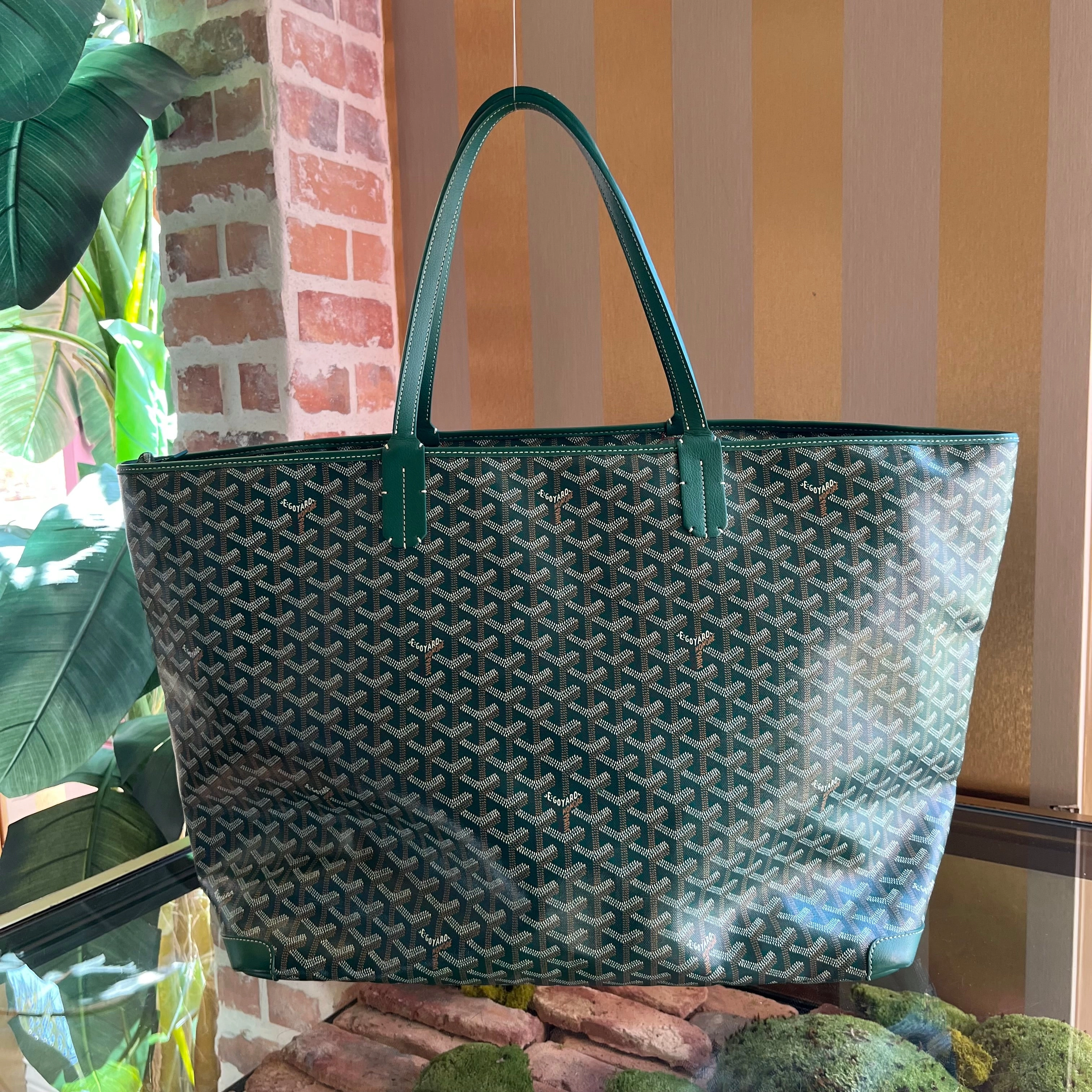 GOYARD Artois GM Green Tote