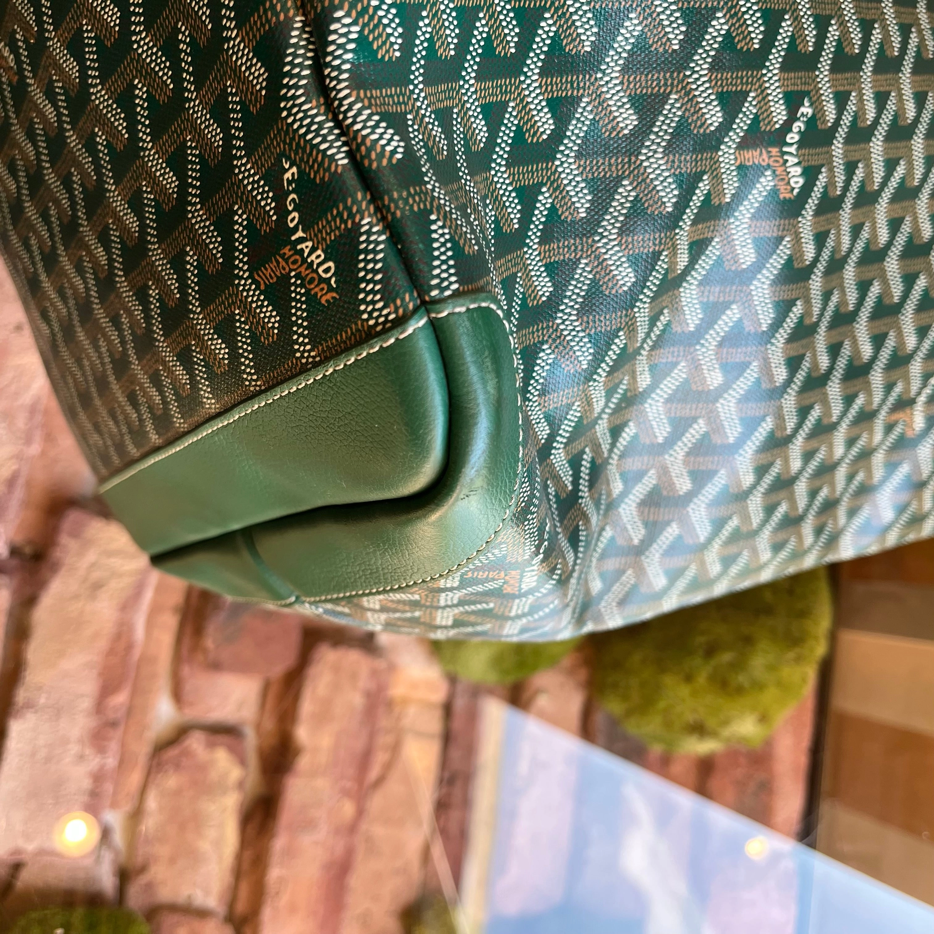 GOYARD Artois GM Green Tote