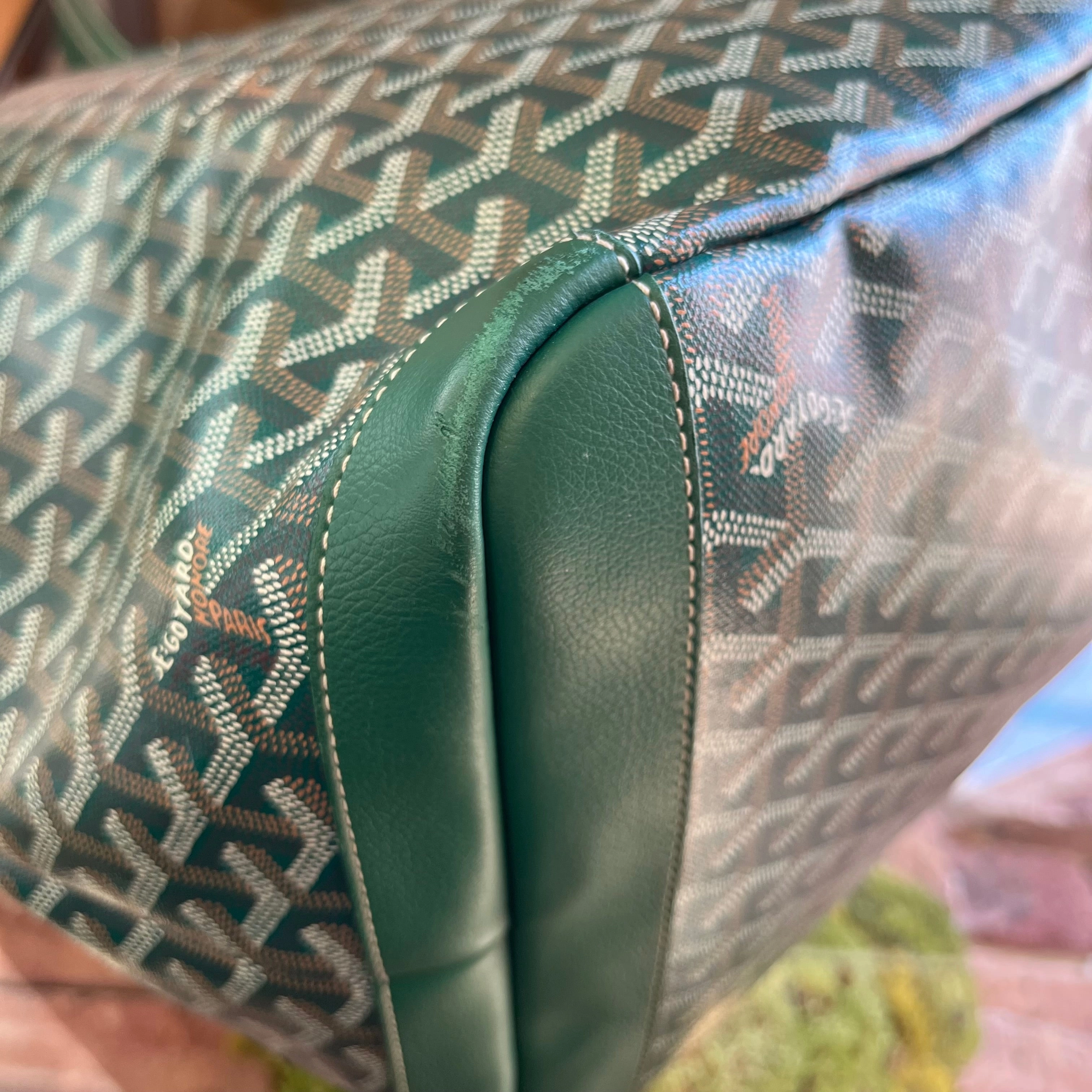 GOYARD Artois GM Green Tote