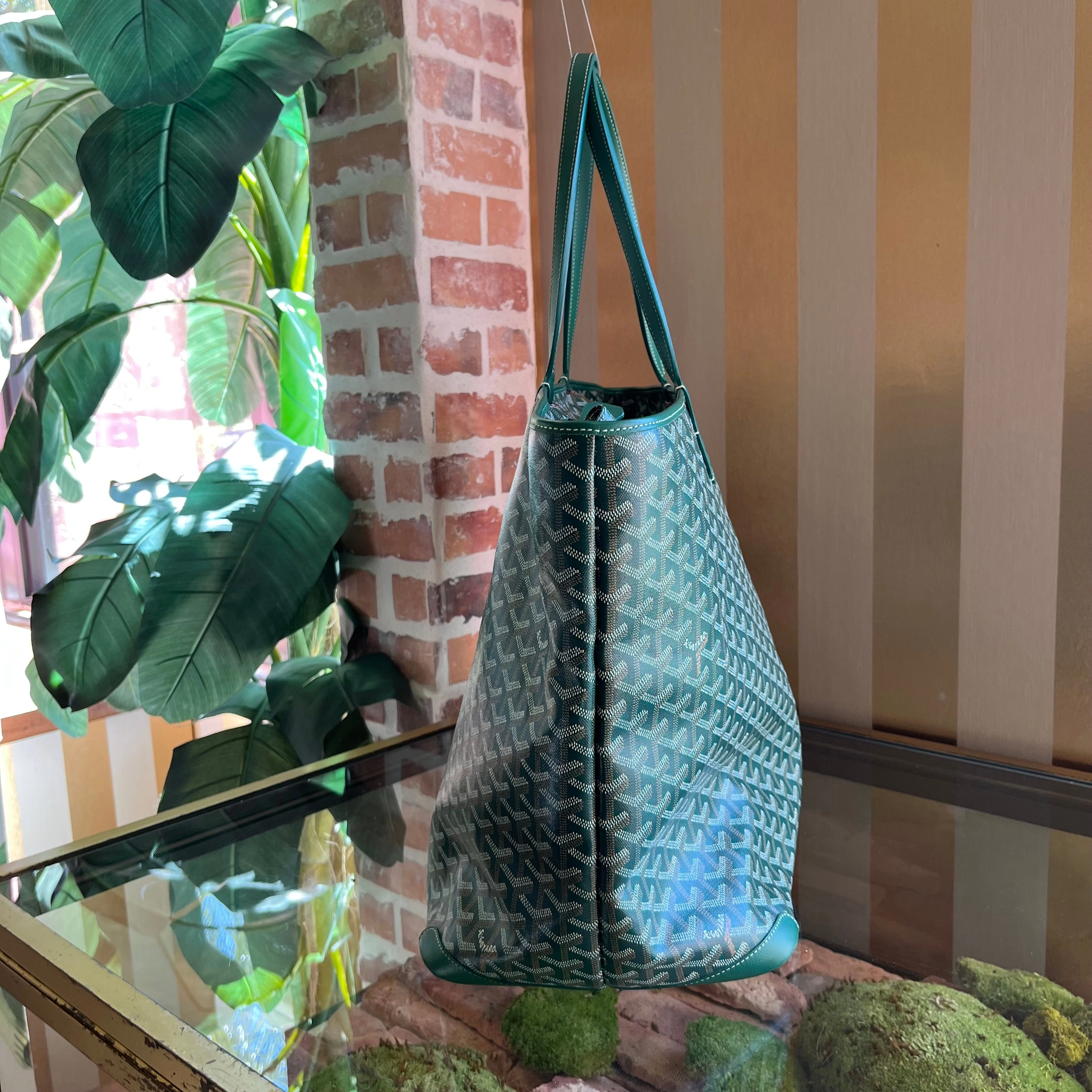 GOYARD Artois GM Green Tote