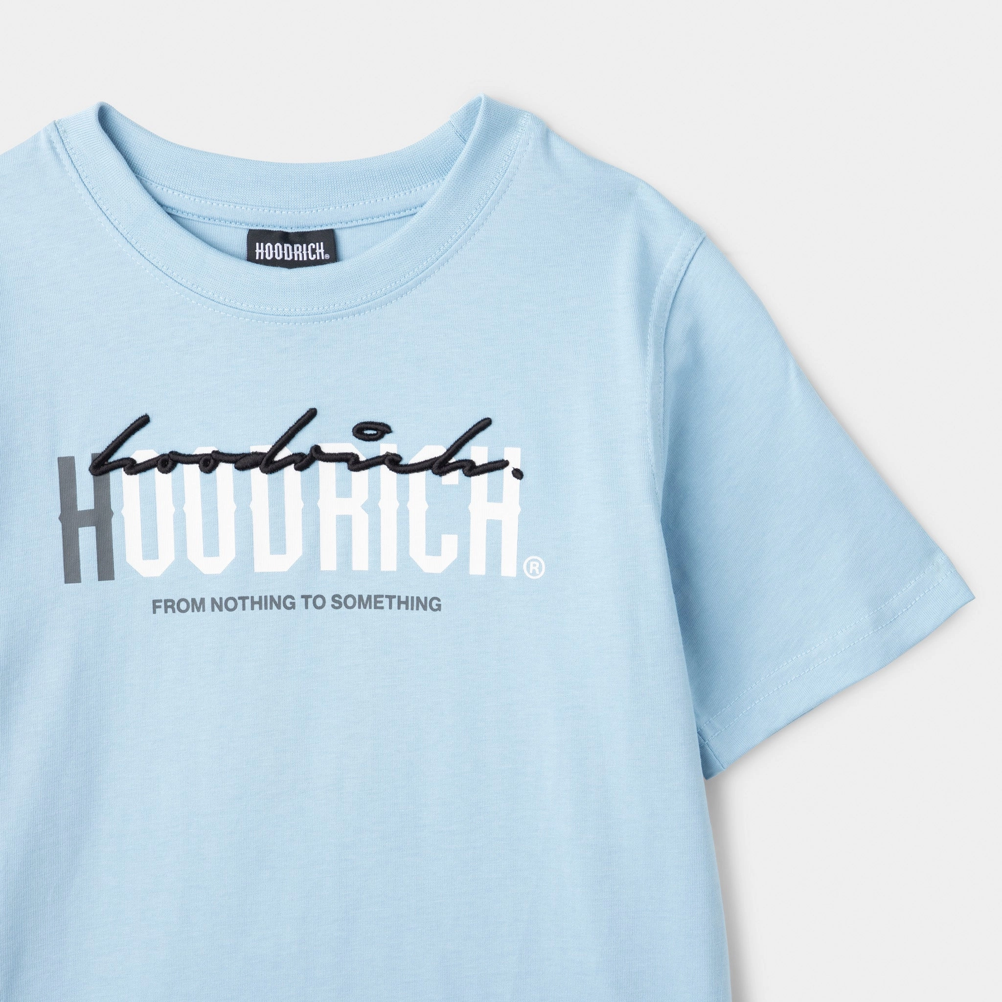 Hoodrich Junior Boys' Certify V2 T-Shirt Clear Sky / White - Black
