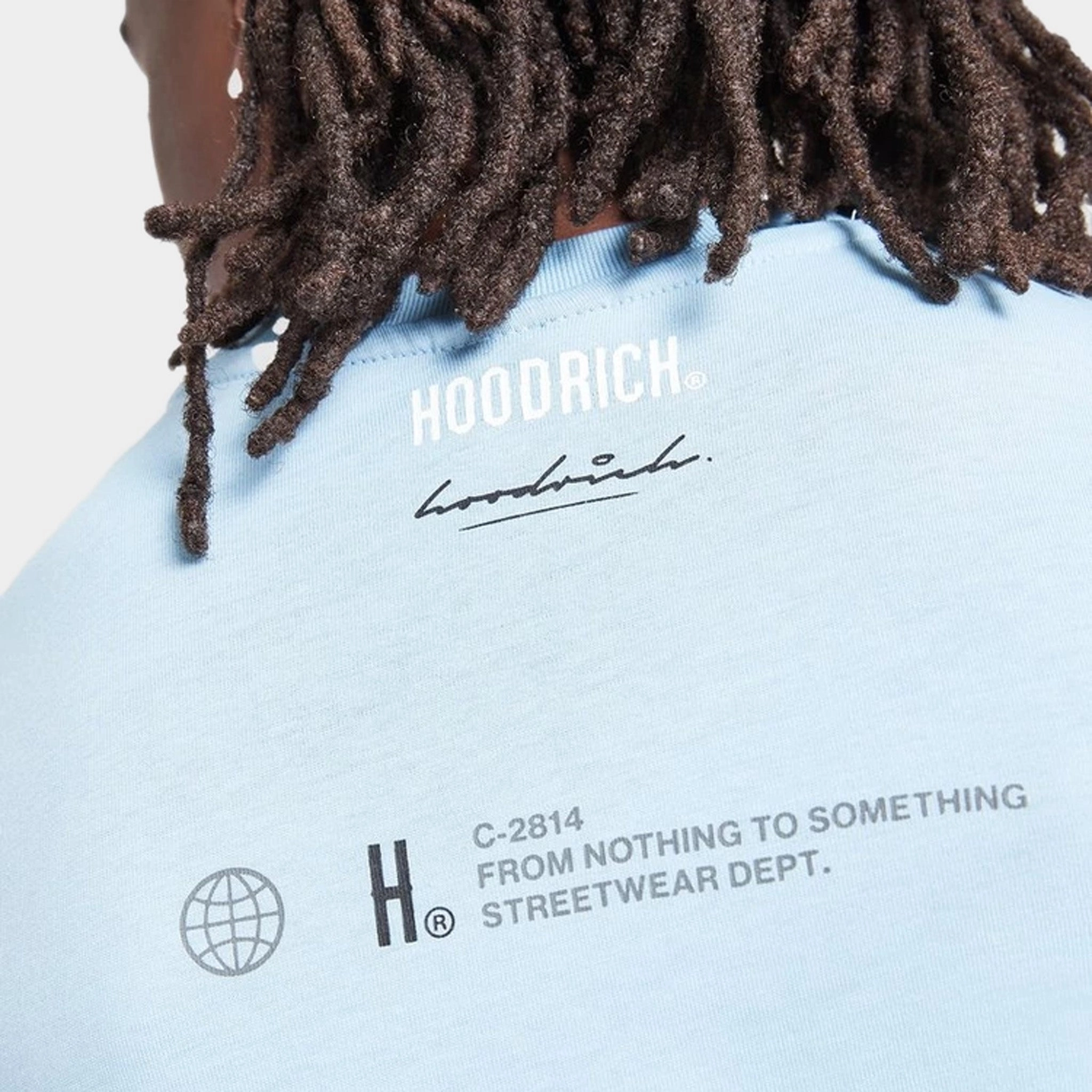 Hoodrich Junior Boys' Certify V2 T-Shirt Clear Sky / White - Black