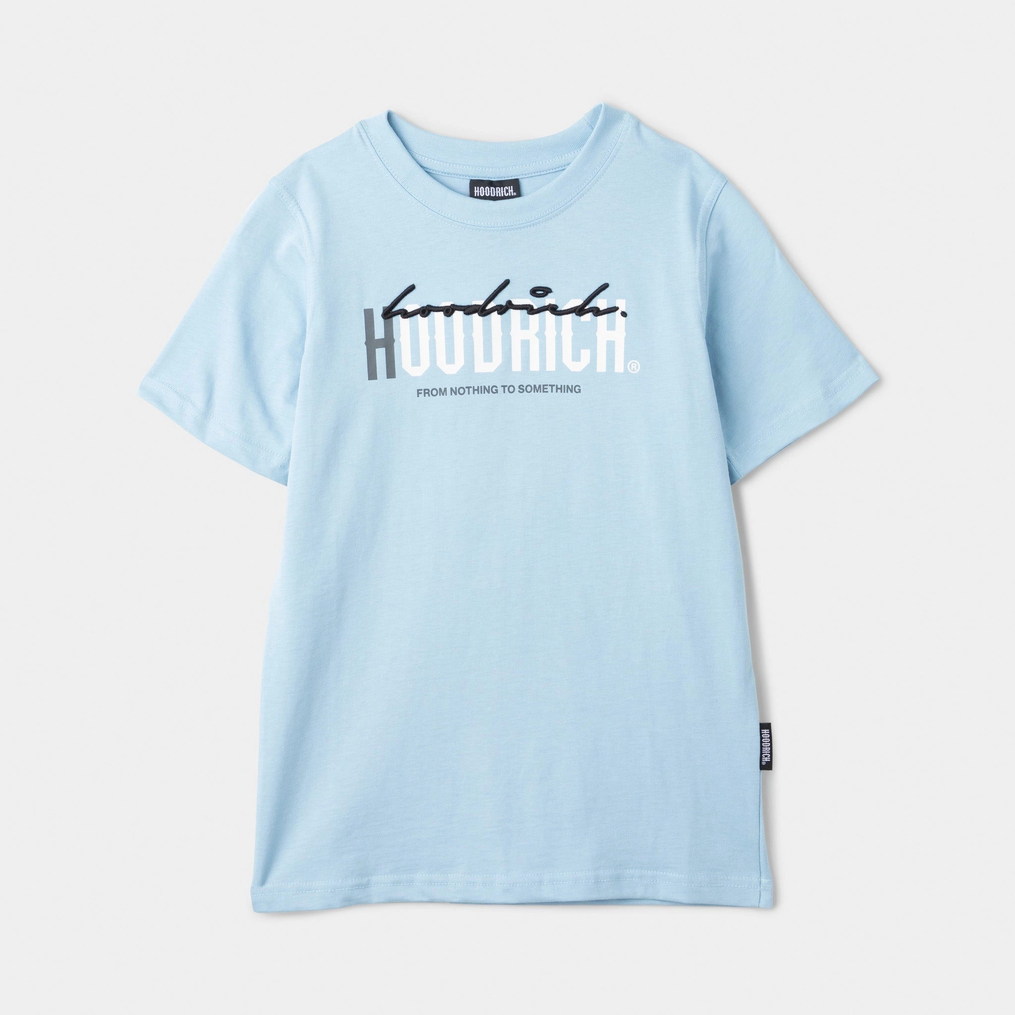 Hoodrich Junior Boys' Certify V2 T-Shirt Clear Sky / White - Black