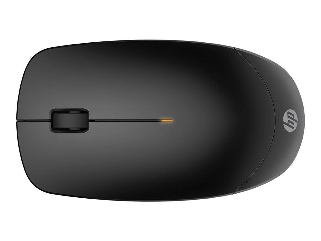 HP 235 - Mouse - optical - 3 buttons - wireless - 2.4 GHz - USB wireless receiver - jack black 4E407AA#ABL