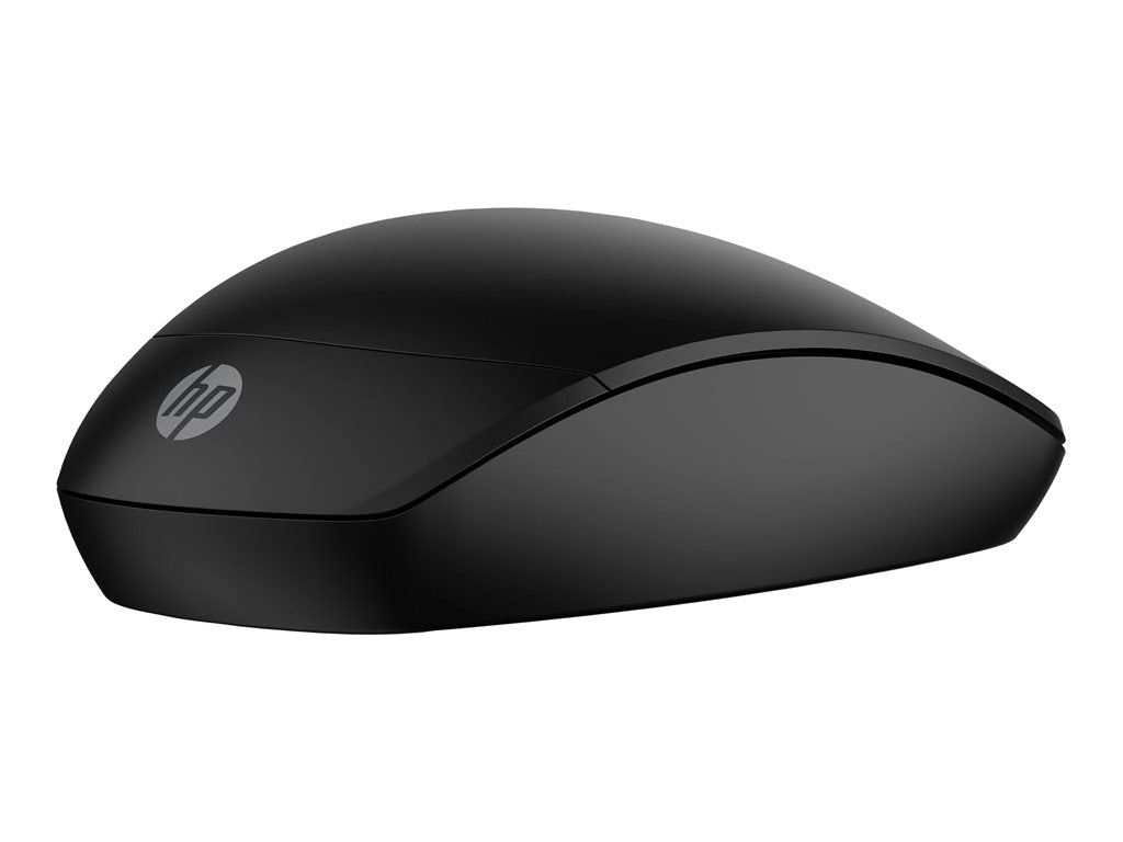 HP 235 - Mouse - optical - 3 buttons - wireless - 2.4 GHz - USB wireless receiver - jack black 4E407AA#ABL