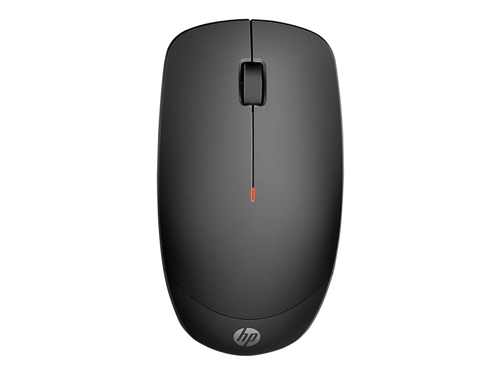 HP 235 - Mouse - optical - 3 buttons - wireless - 2.4 GHz - USB wireless receiver - jack black 4E407AA#ABL
