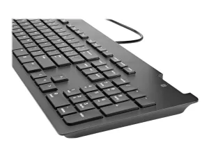 HP Business Slim - Keyboard - USB - US - black - for HP 34, Z1 G9; Elite 800 G9; Pro 260 G9, 400 G9; ProOne 440 G9; ZBook Fury Z9H48AA#ABA