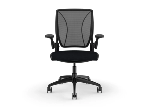 Humanscale Diffrient World - Chair - task - ergonomic - armrests - L-shaped - tilt - swivel W11BM10CF10SHNSC